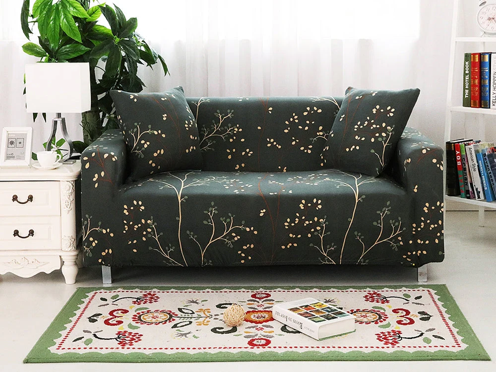 2 Seater Sofa Couch Cover 145-185cm - Forest - Image 2