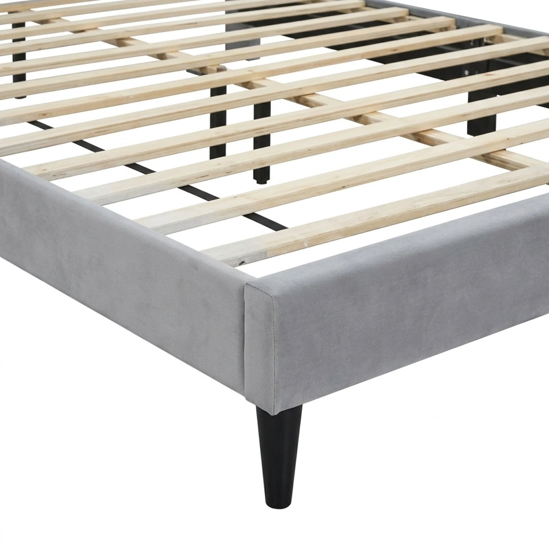 Haven Queen Bed Frame - Grey - Image 10