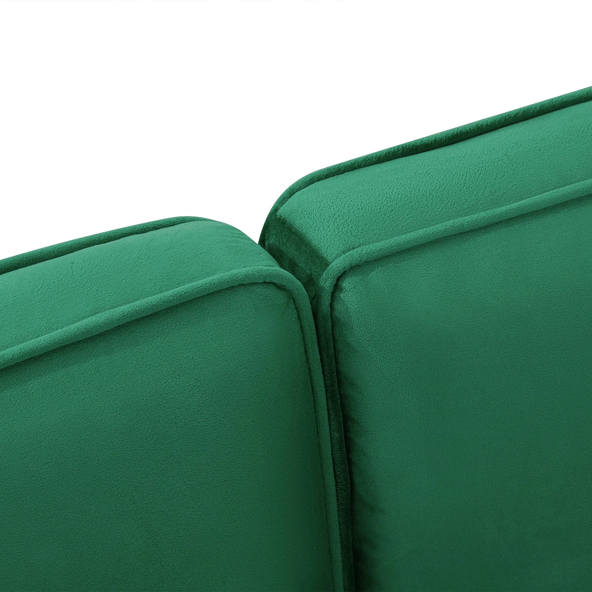 Alaina Velvet 3 Seater Sofa - Green - Image 13