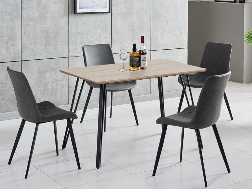 ALLIE Dining Table Rectangle 120x70cm - Oak