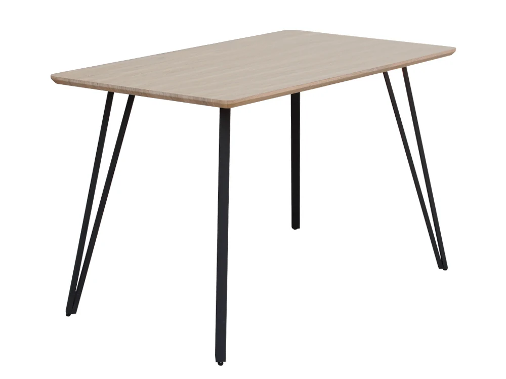 ALLIE Dining Table Rectangle 120x70cm - Oak - Image 3