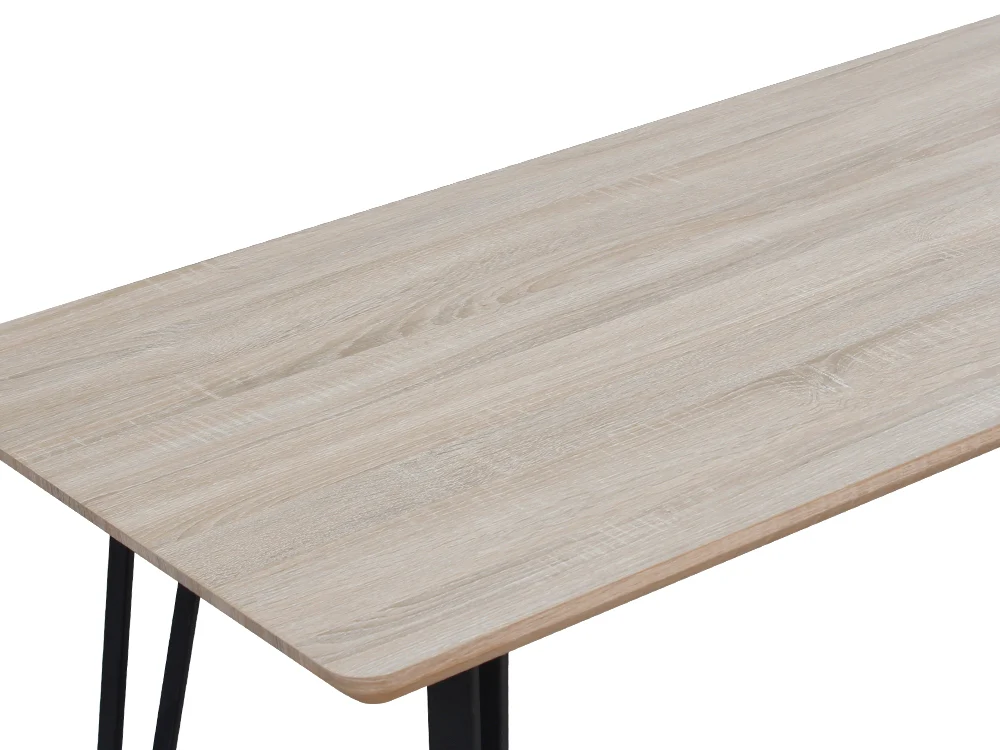 ALLIE Dining Table Rectangle 120x70cm - Oak - Image 8