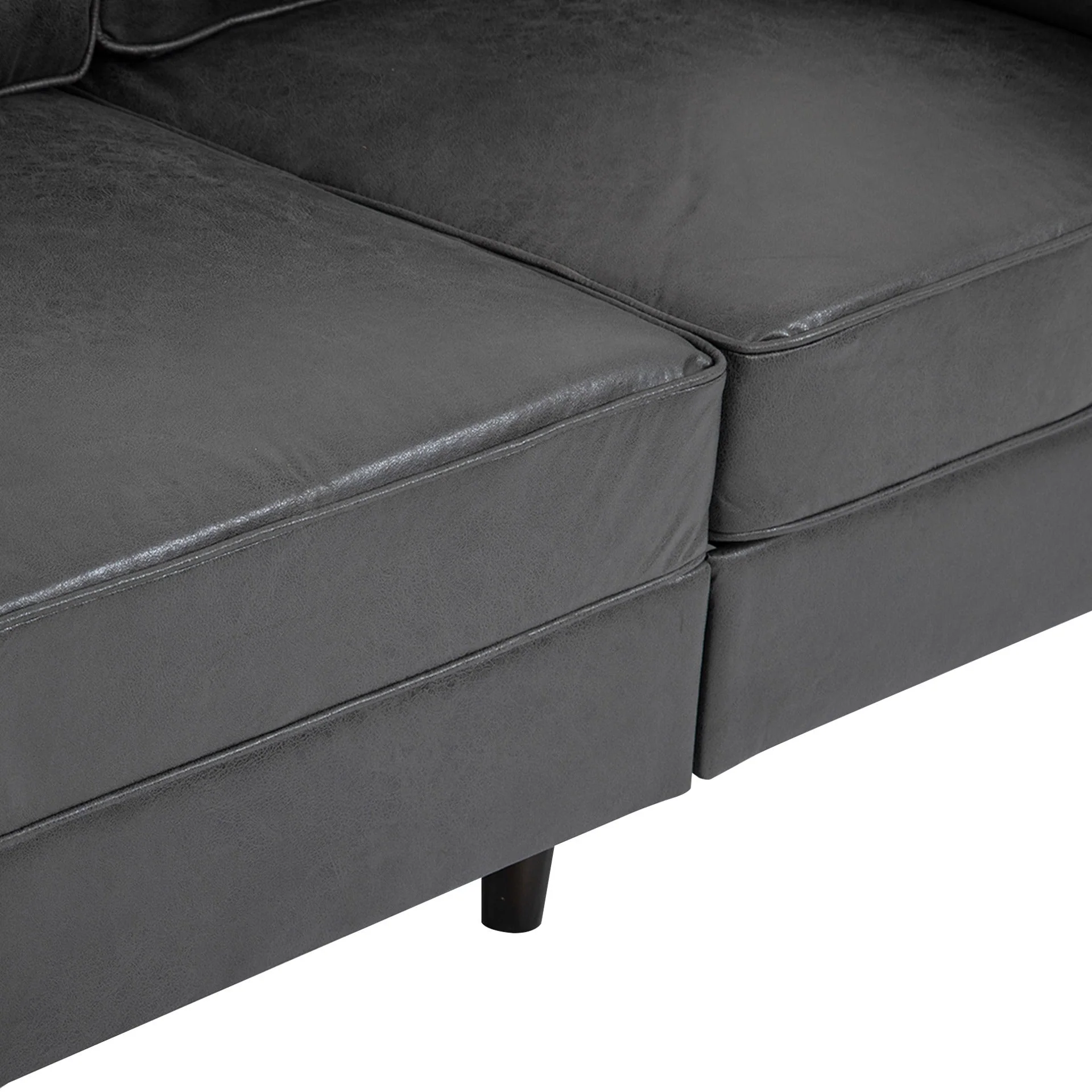 Apex 2 Seater Sofa - Dark Grey - Image 8