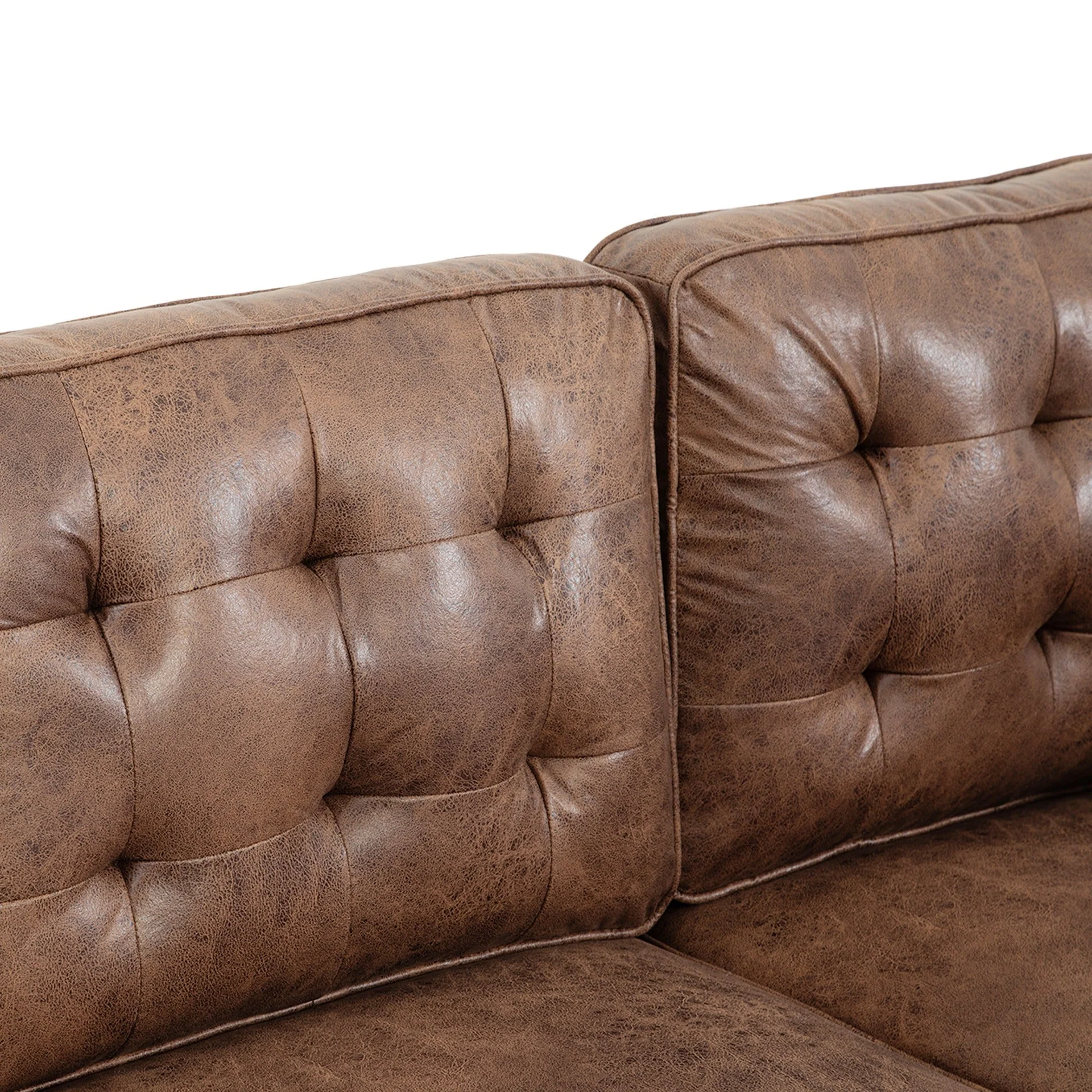 Apex 3 Seater Sofa - Brown - Image 8