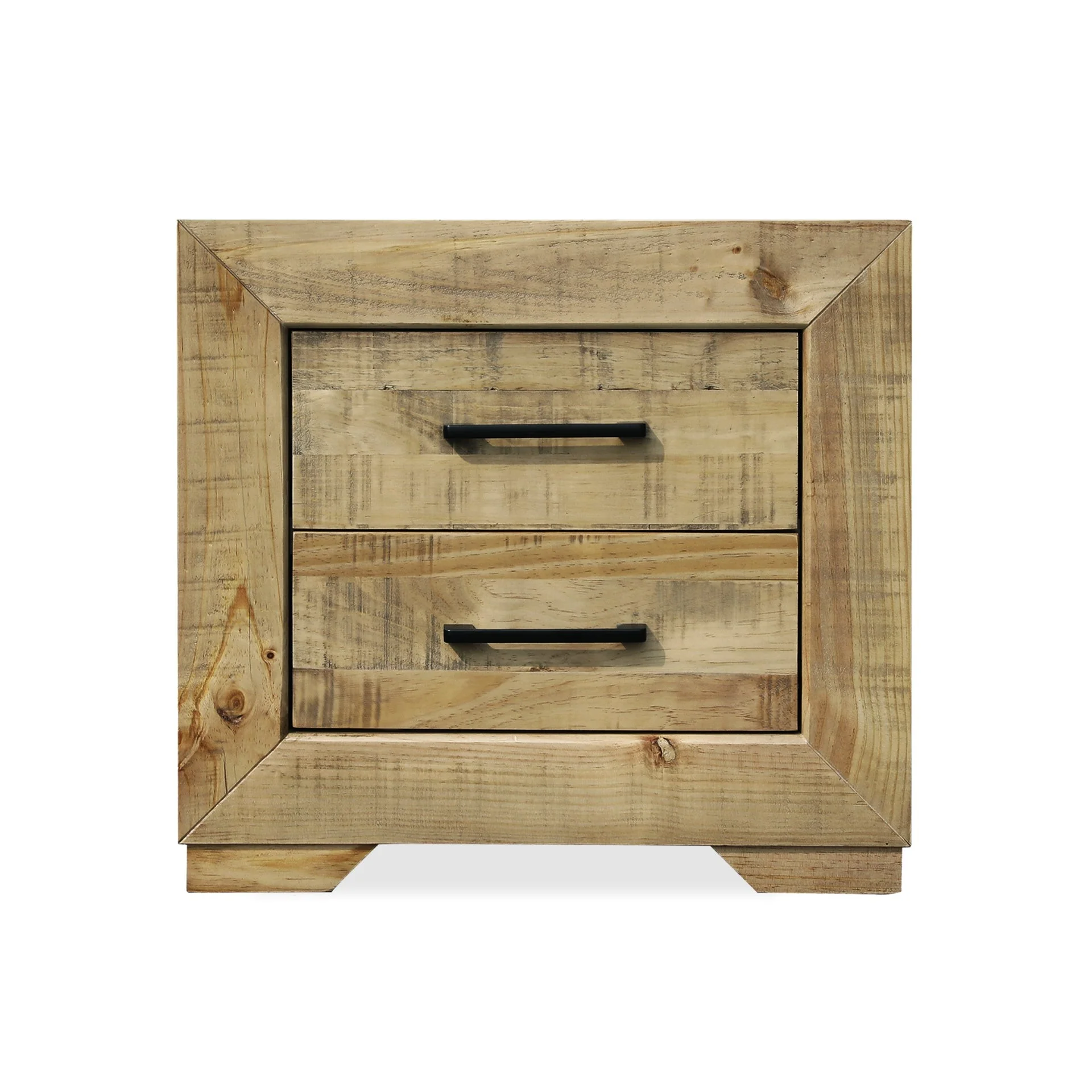 Argento Solid Wood Bedside Table - Delhi