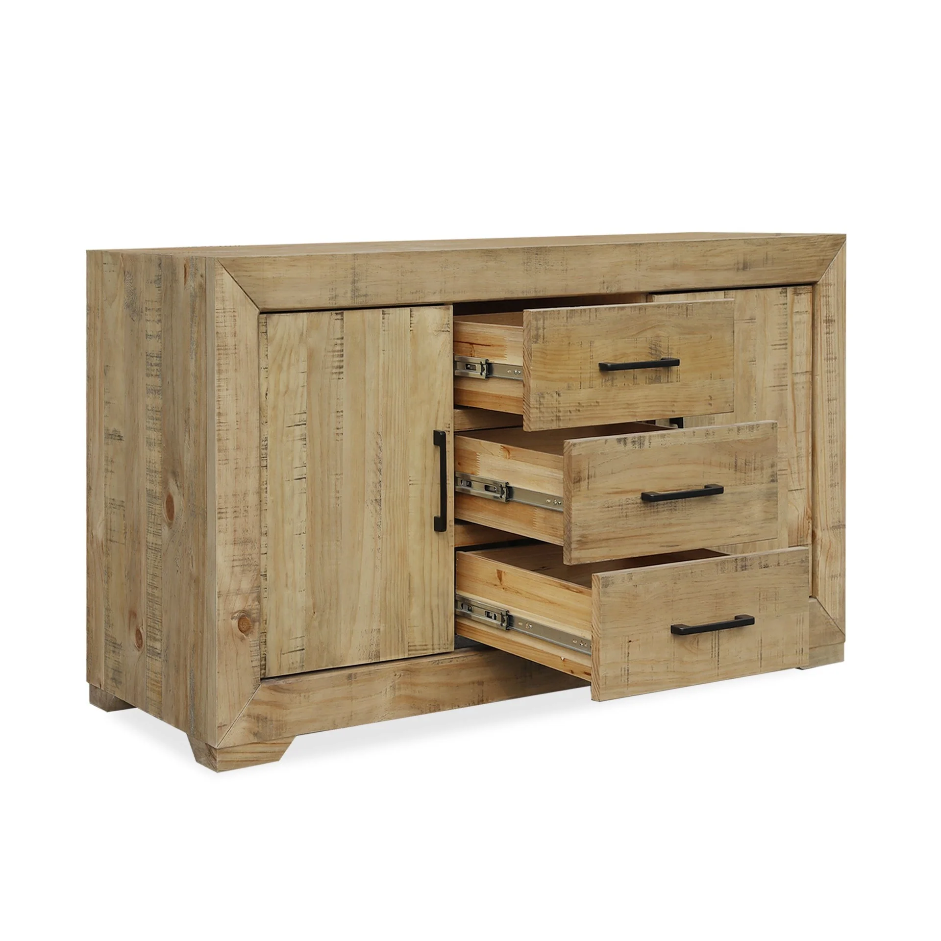 Argento Solid Wood Sideboard Buffet Table - Delhi - Image 3