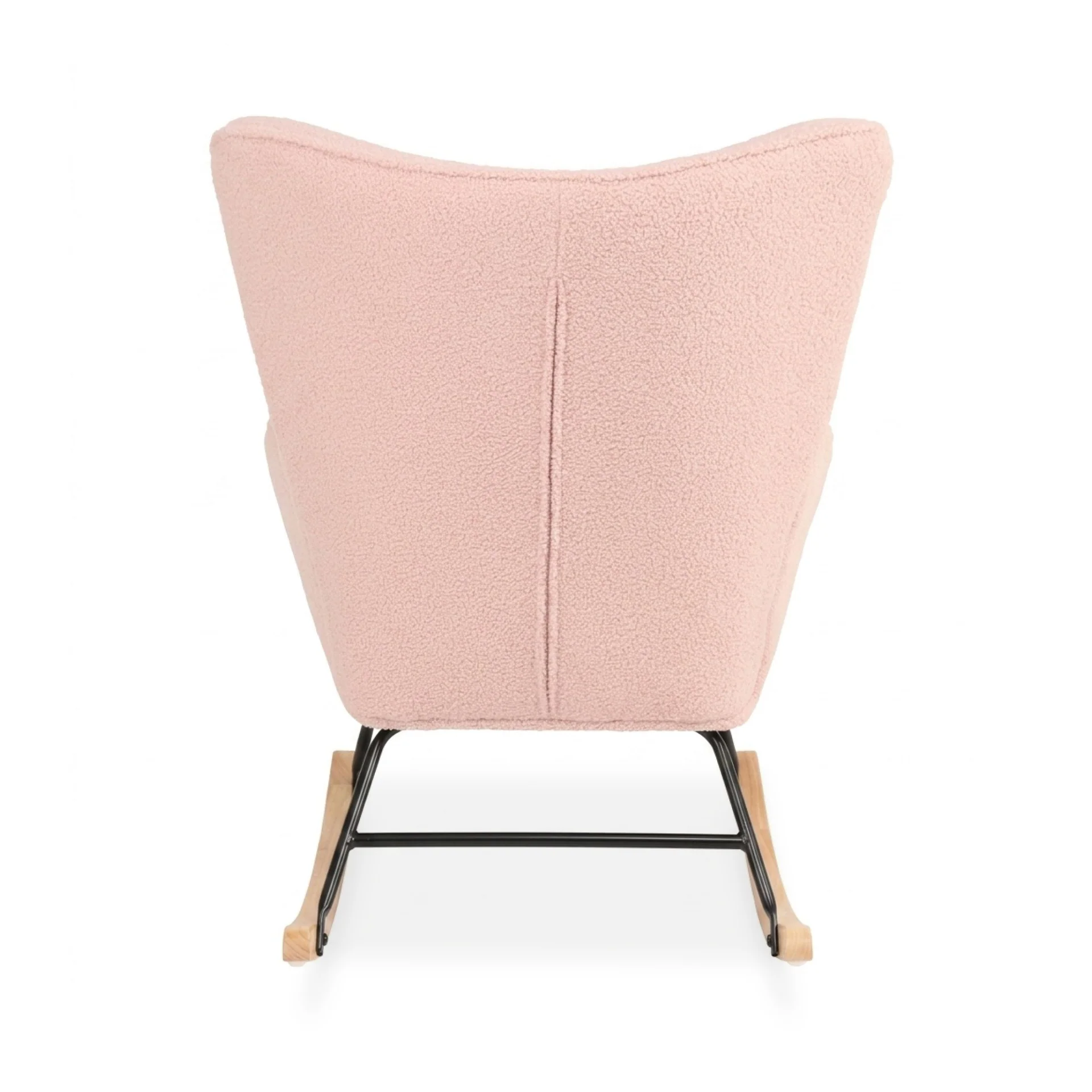 Ava Boucle Rocking Armchair - Pink - Image 12