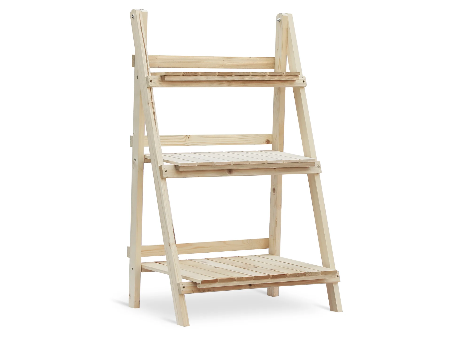 Balaton Ladder Planter Stand 60cm - Oak