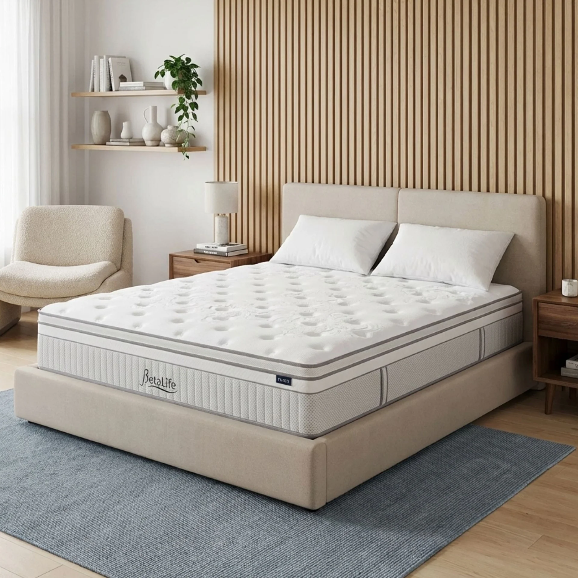 Natureblend Prime 5 Zone Pocket Spring Plush Mattress - Super King - Image 14