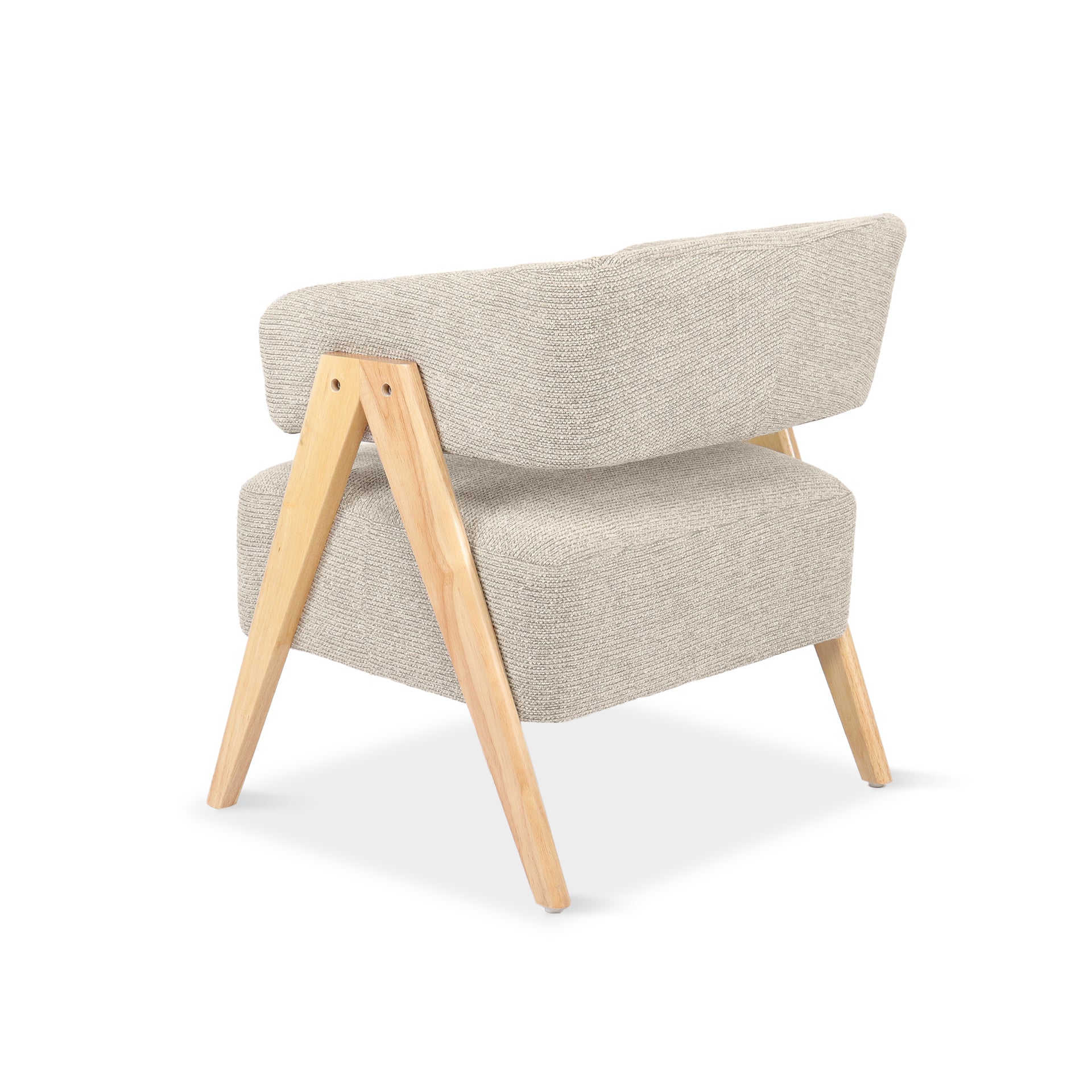 Bark Chenille Armchair - Khaki - Image 11