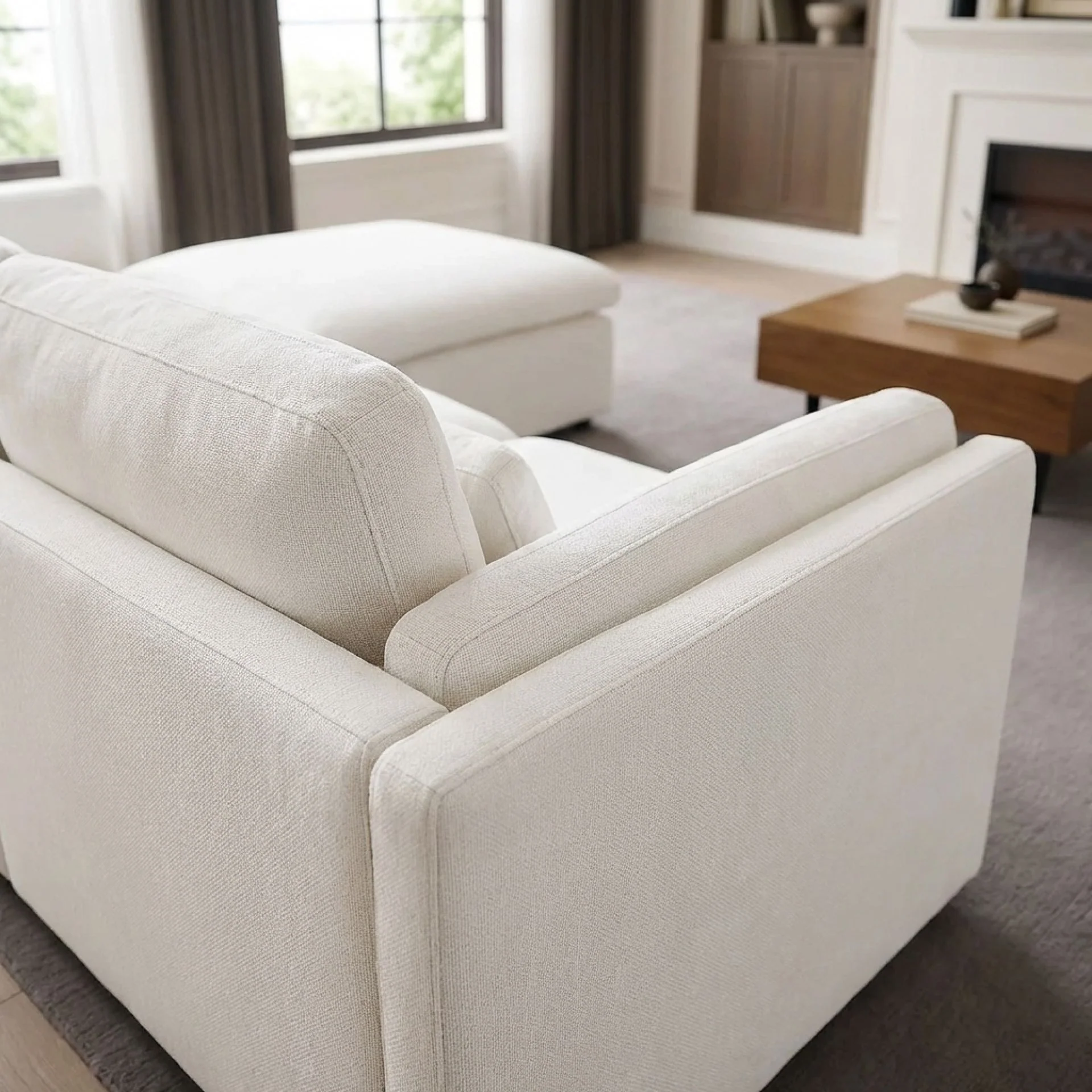 Barmouth Modular Sofa - Linen Cream - Image 5