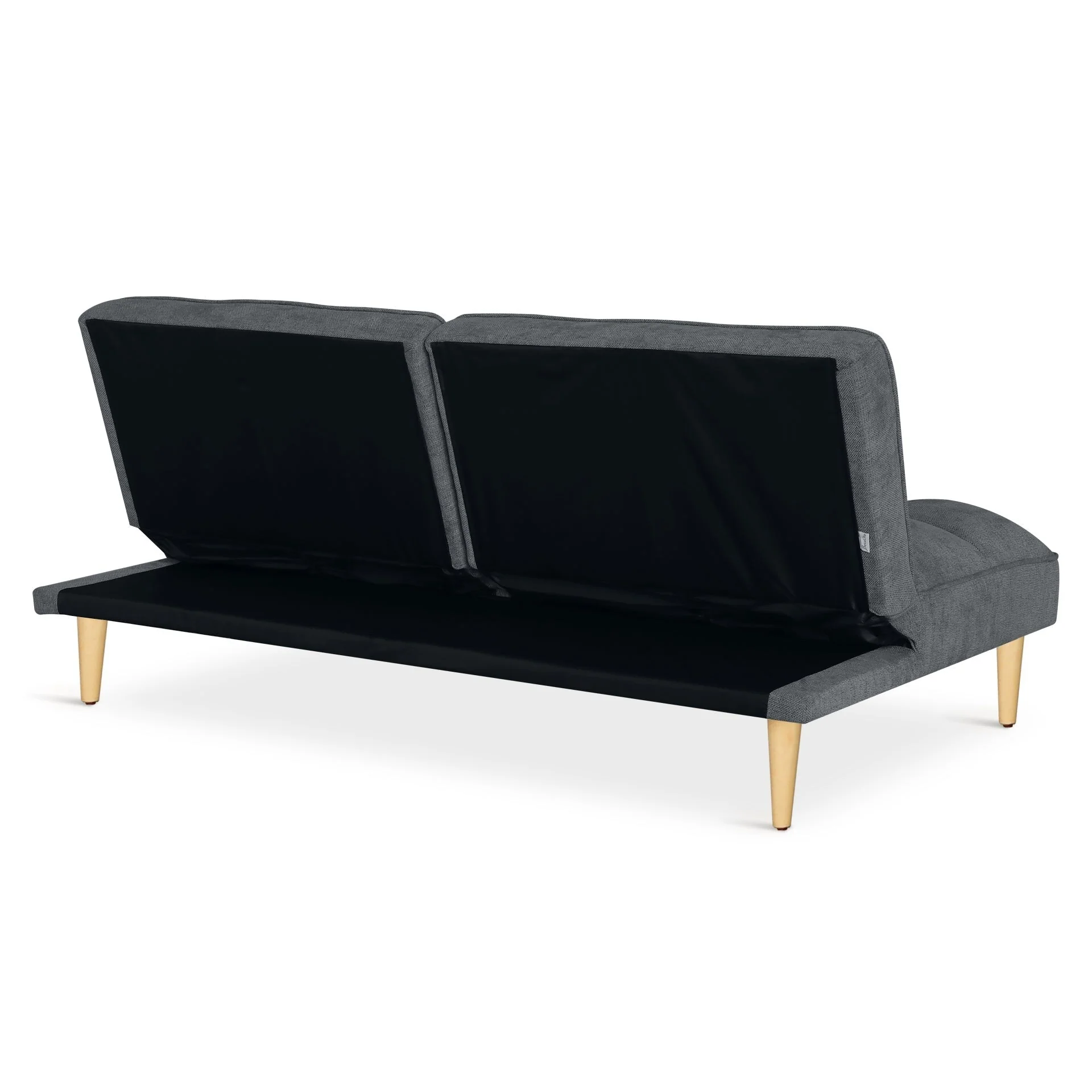 Barton 3 Seater Sofa Bed - Dark Grey - Image 16