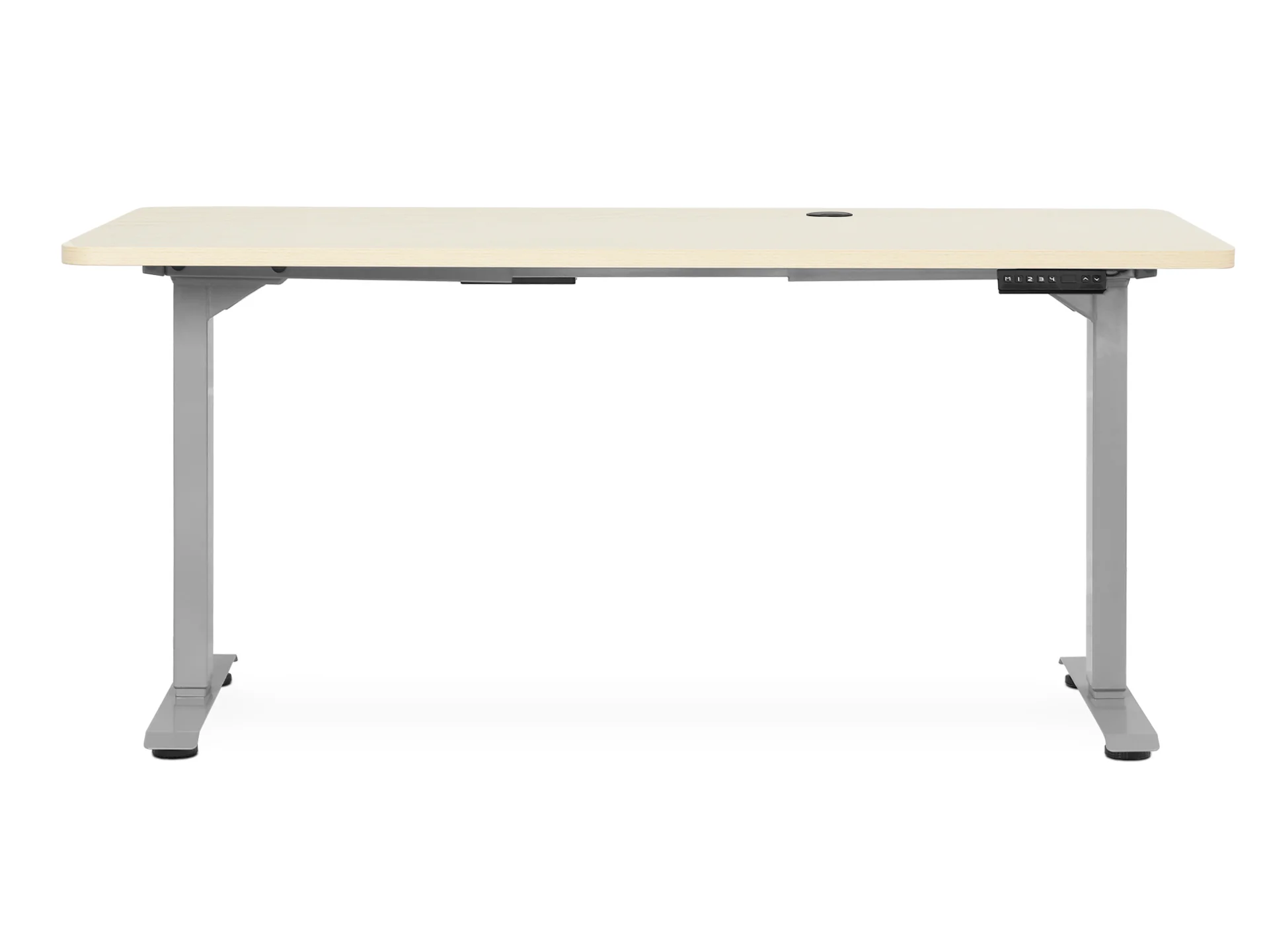 BENNIE 160CM Dual Motor Electric Standing Desk - Beige - Image 3