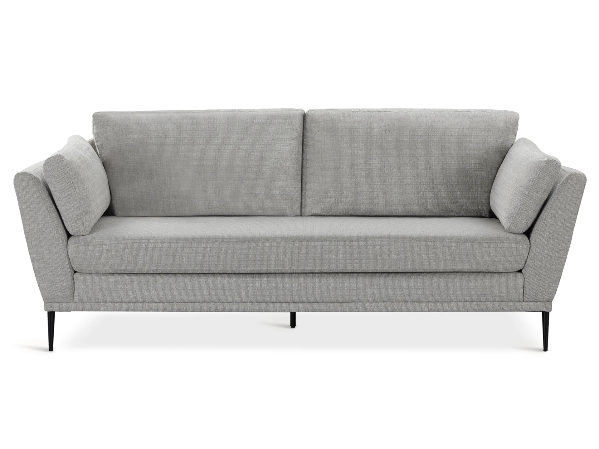 Berlin 3 Seater Sofa - Light Grey - Image 3