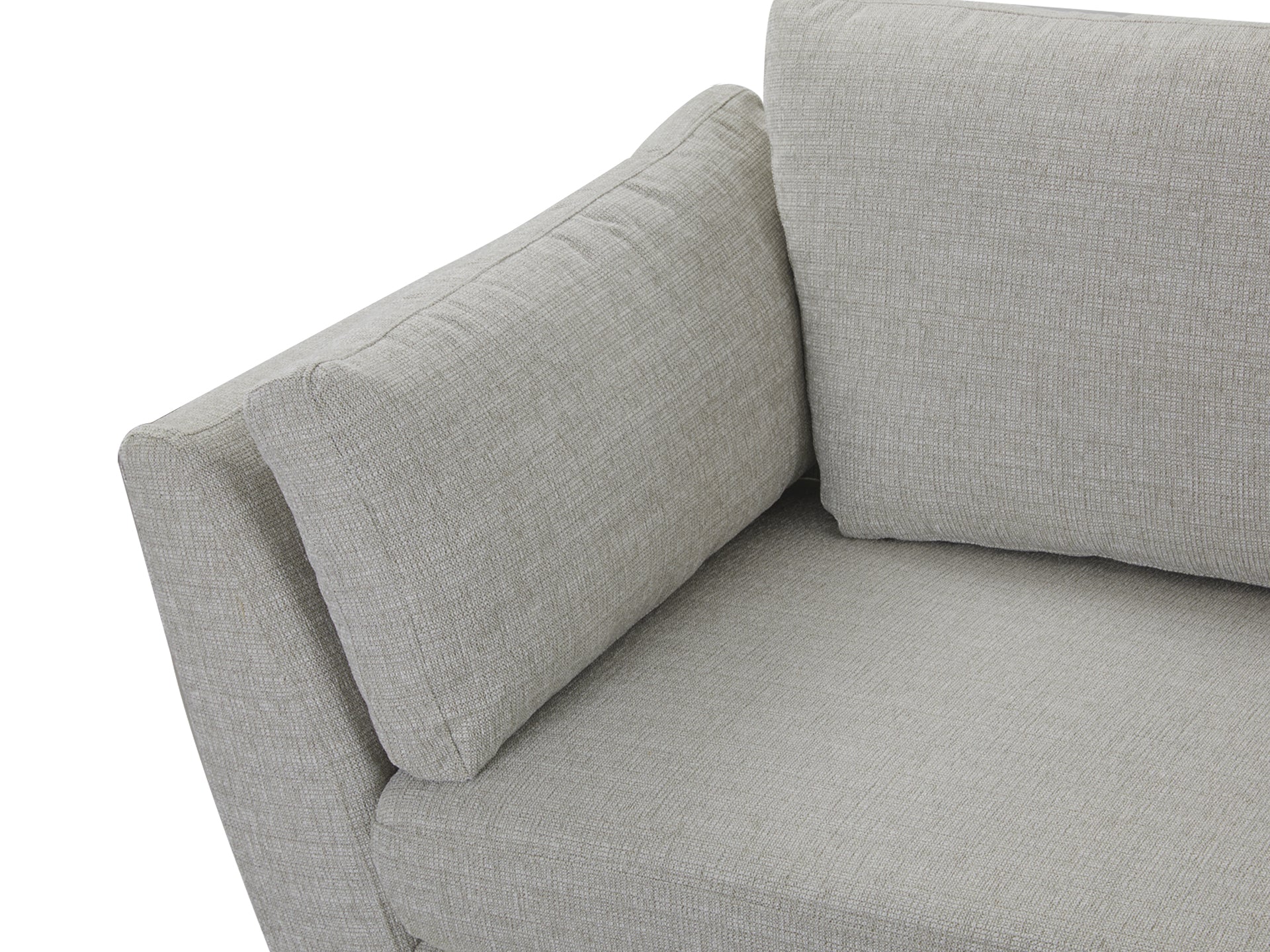 Berlin 3 Seater Sofa - Light Grey - Image 5