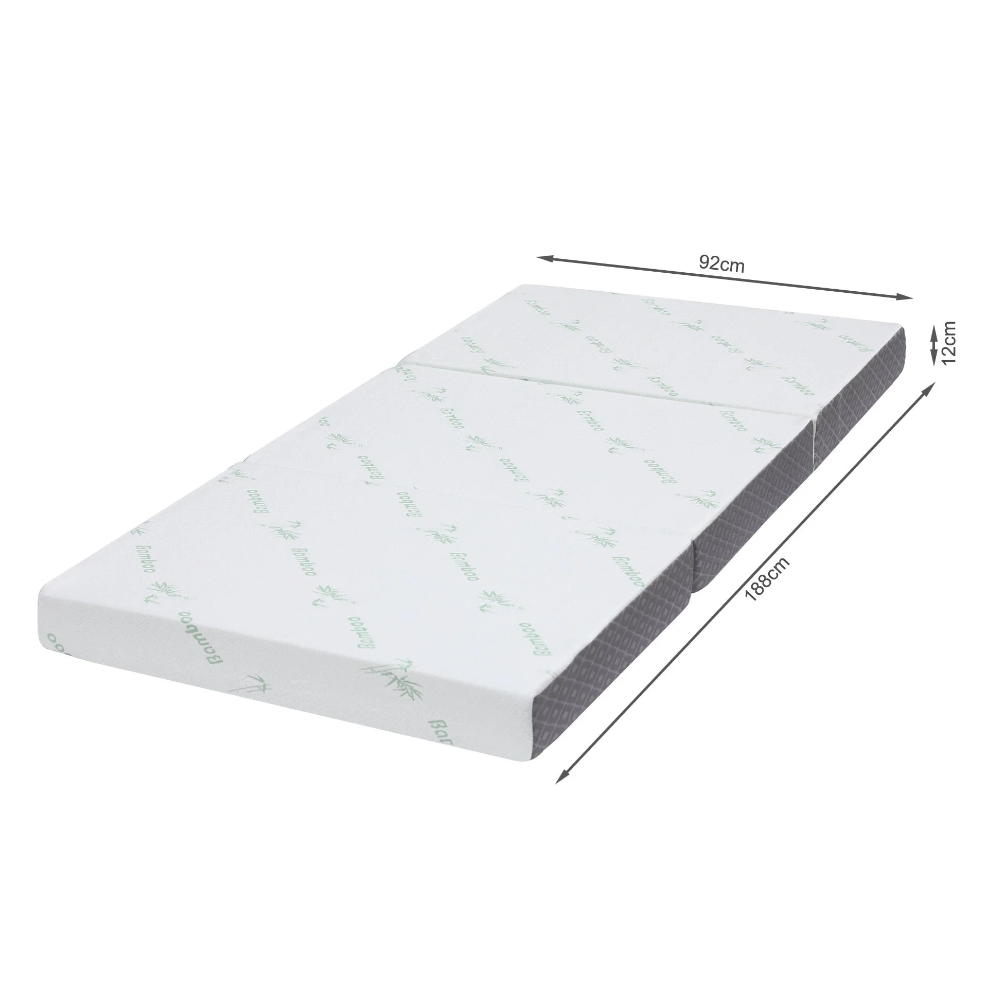Bamboo Plus Portable Foldable Foam Mattress - Single - Image 11