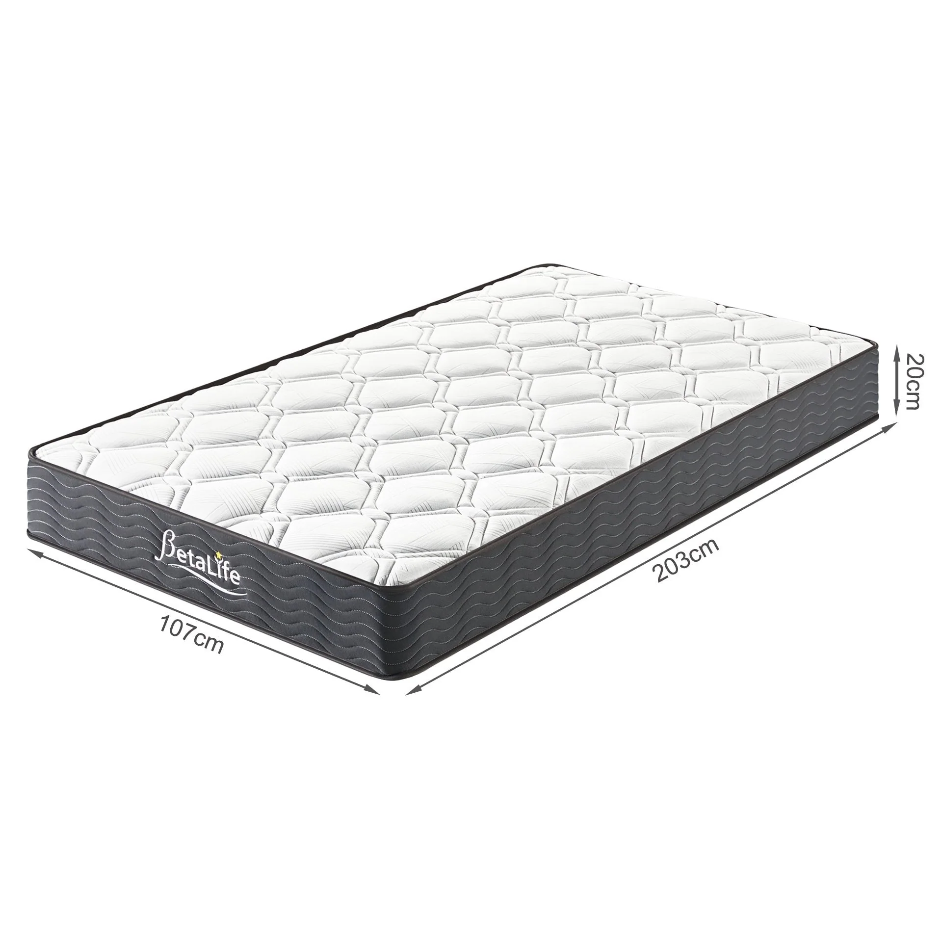 Basics Plus Bonnell Spring Mattress with Pillow - King Single - Image 14