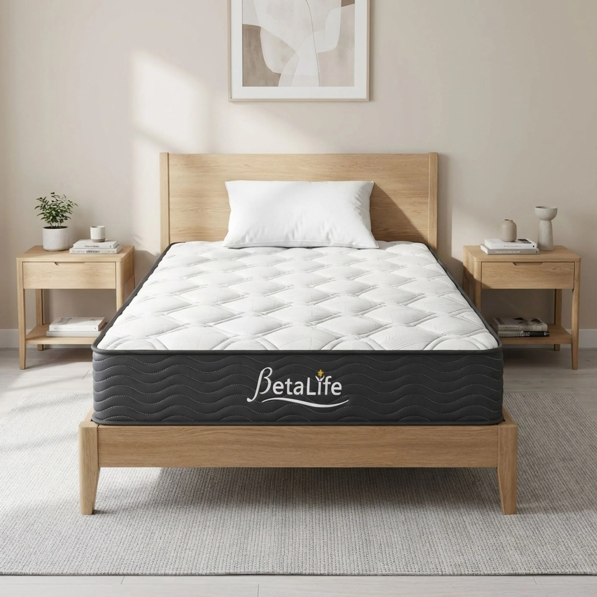 Basics Plus Bonnell Spring Mattress with Pillow - King Single - Image 16
