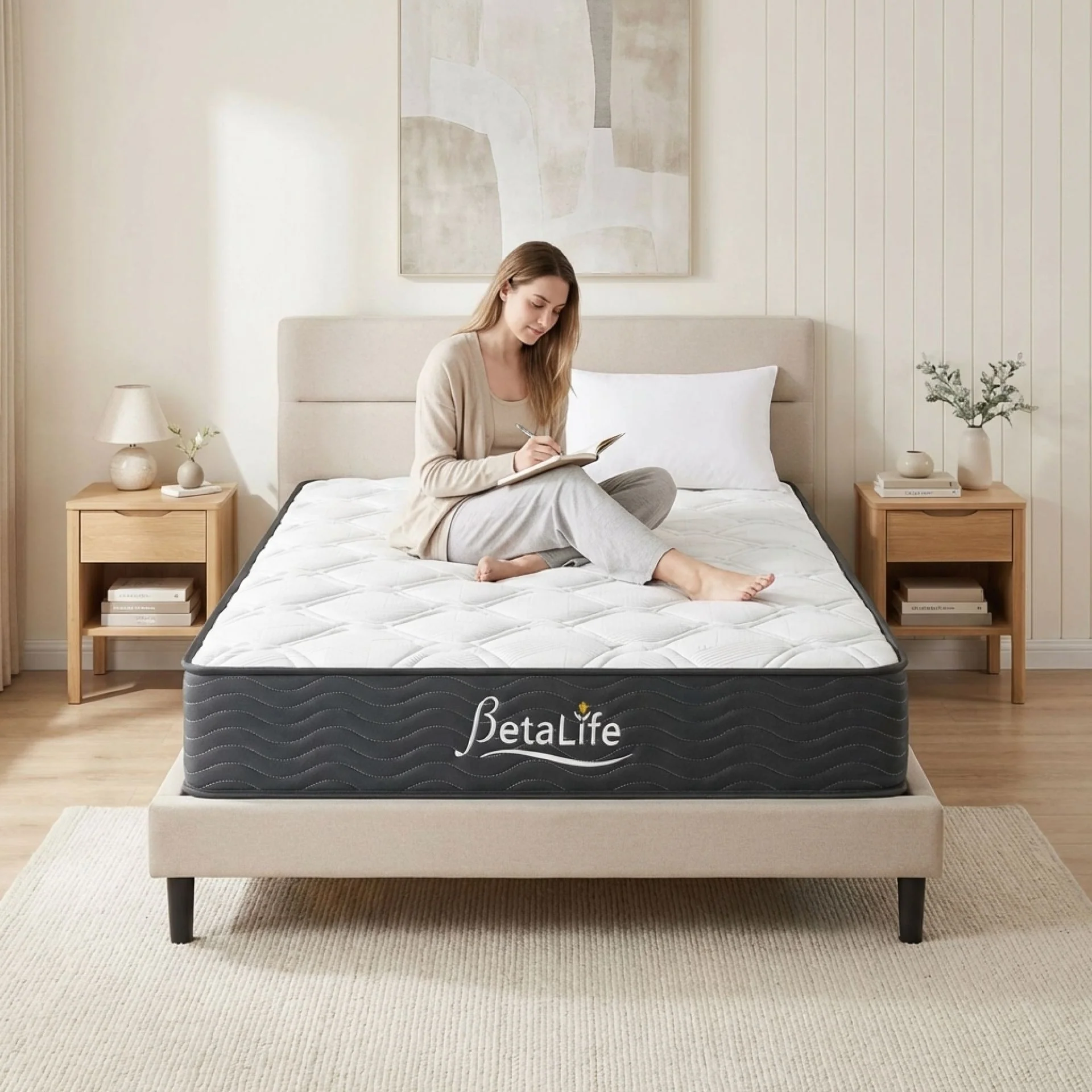 Basics Plus Bonnell Spring Mattress with Pillow - King Single - Image 2