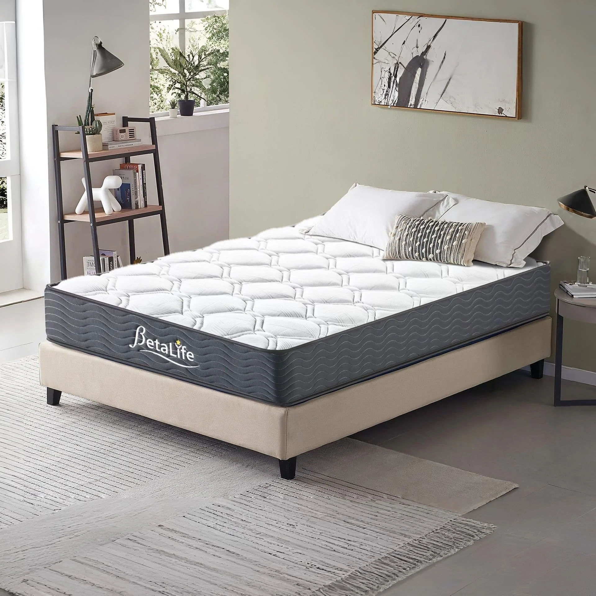 Basics Plus Bonnell Spring Mattress with Pillow - Single