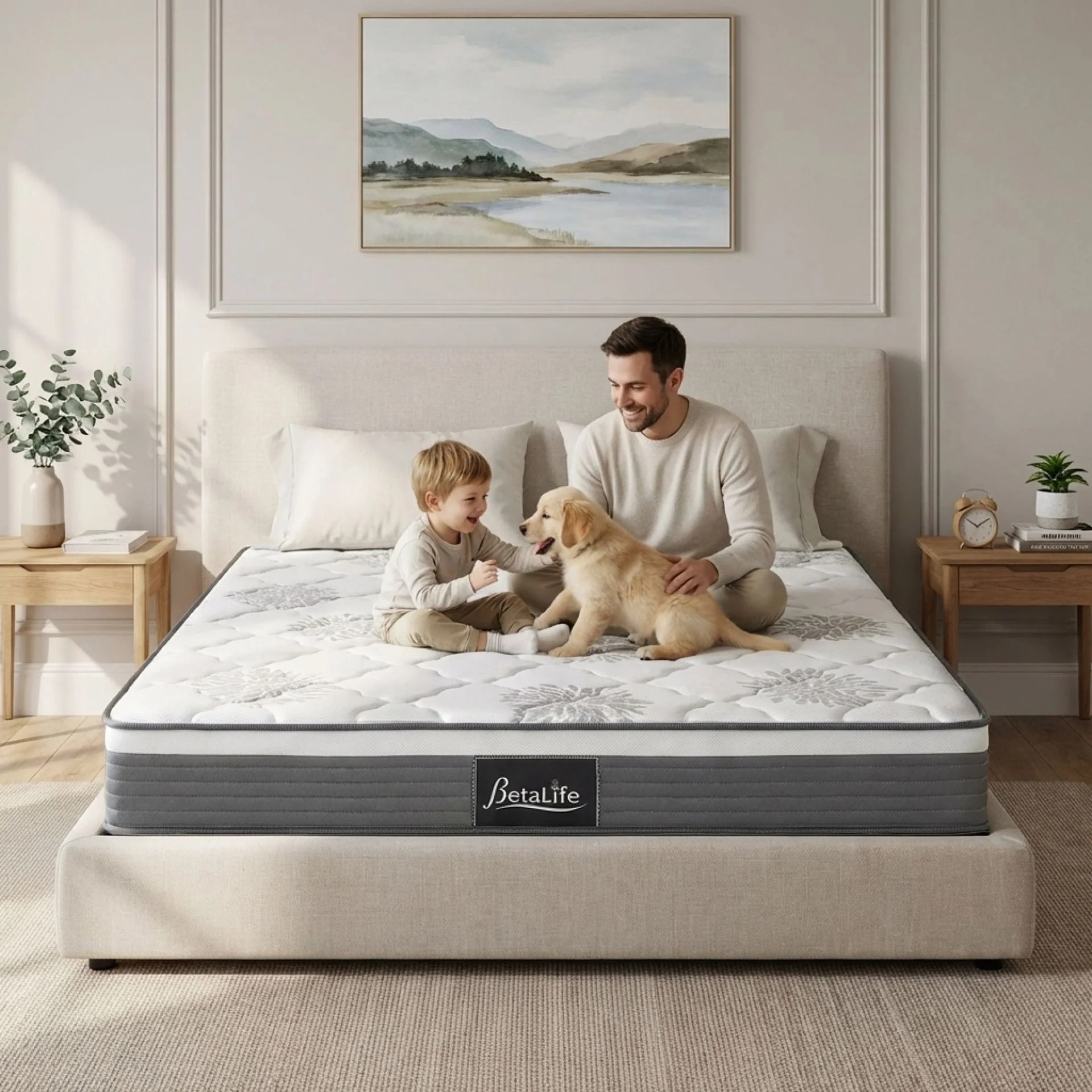 Deluxe 5 Zone Pocket Spring Mattress - Queen - Image 2