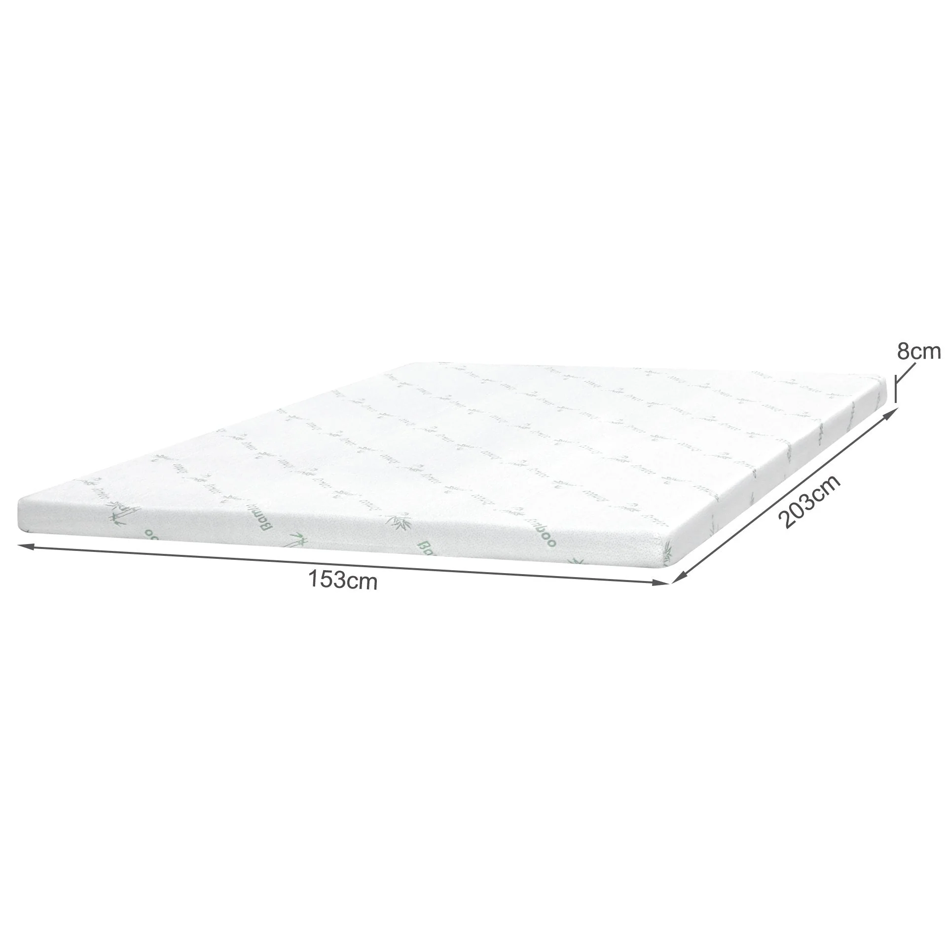 Betalife Dream Flip Dual Sided Memory Foam Mattress Topper - Queen - Image 8