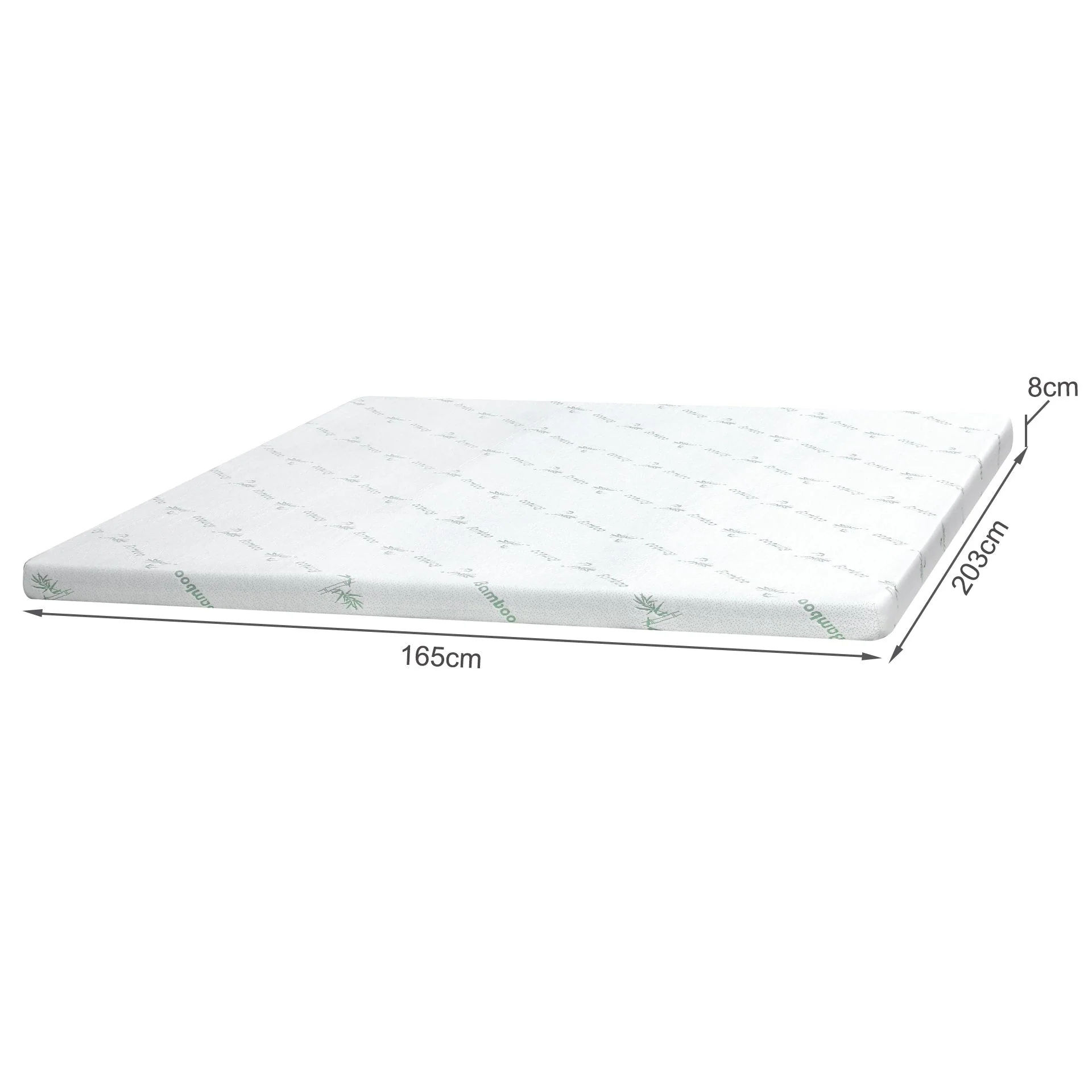 Dream Flip Dual Sided Memory Foam Mattress Topper - Super King - Image 8
