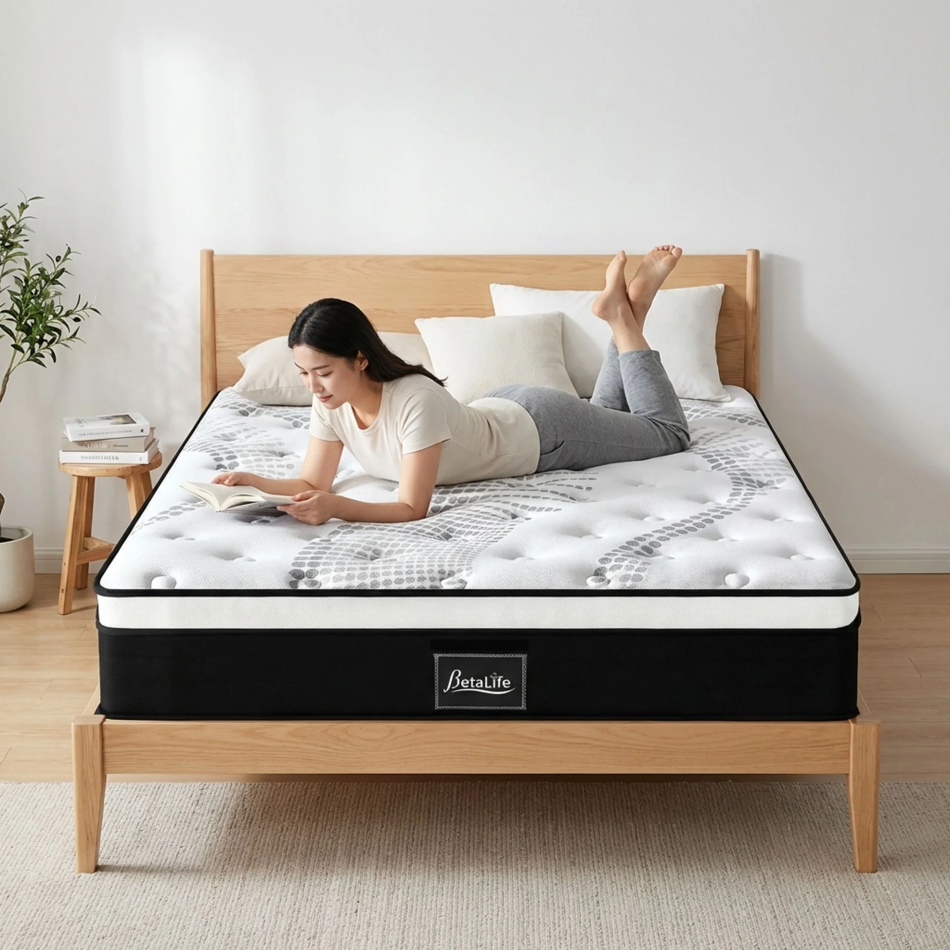 Premier Back Support Medium Firm Pocket Spring Mattress - Queen - Image 2