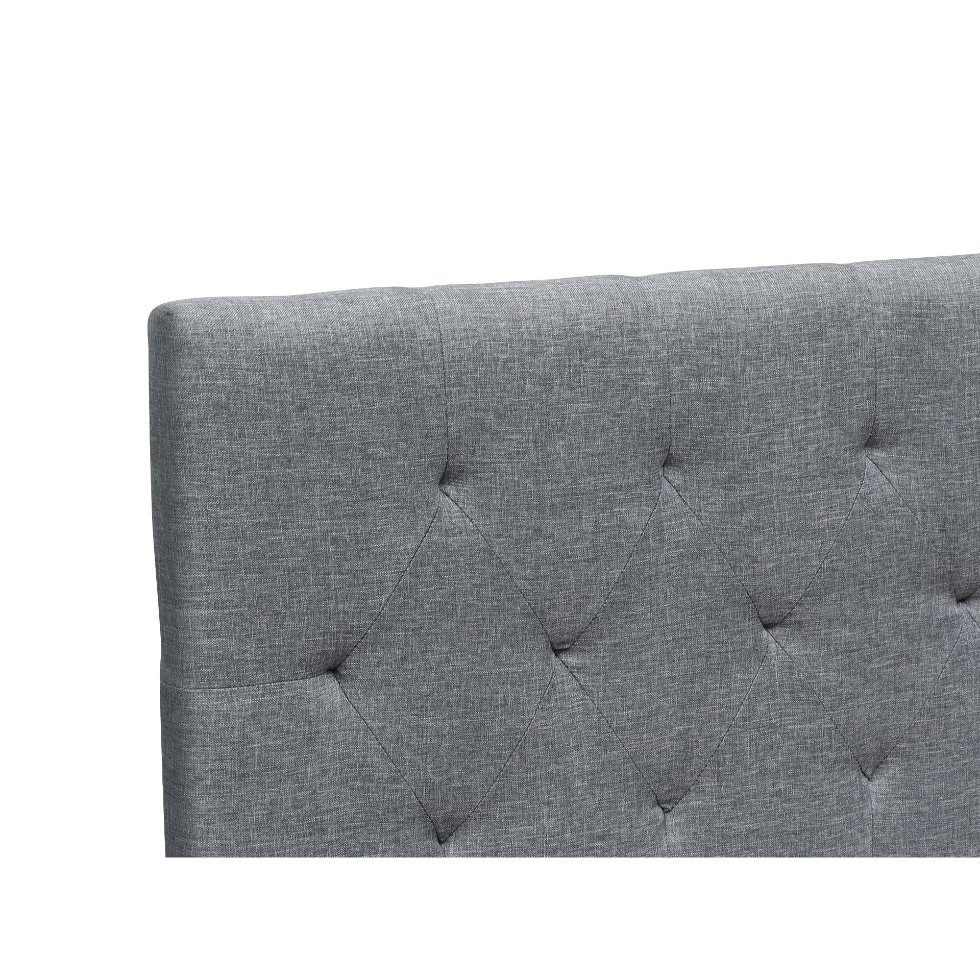 Blane Super King Bed Frame - Grey - Image 6