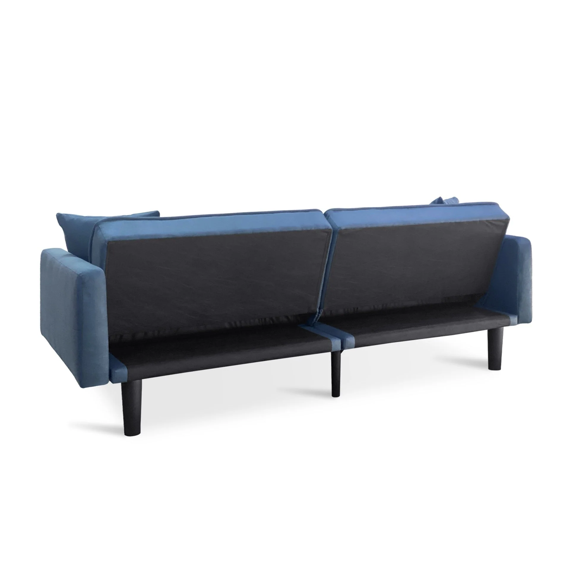 Boston 3 Seater Sofa Bed - Steel Blue - Image 13