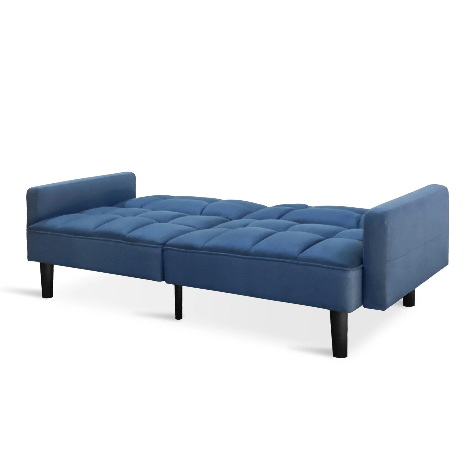 Boston 3 Seater Sofa Bed - Steel Blue - Image 14