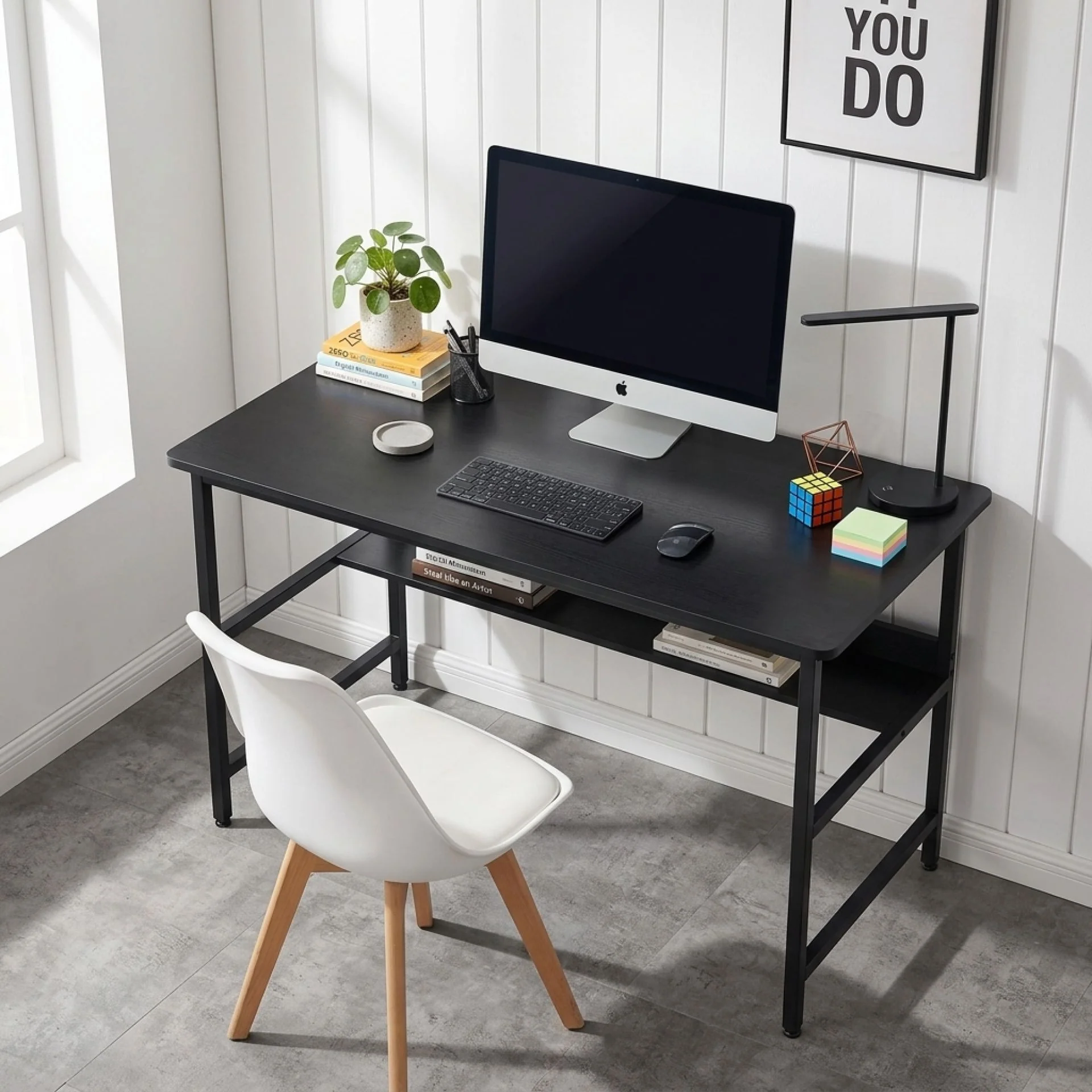 Carter 120cm Computer Desk - Black