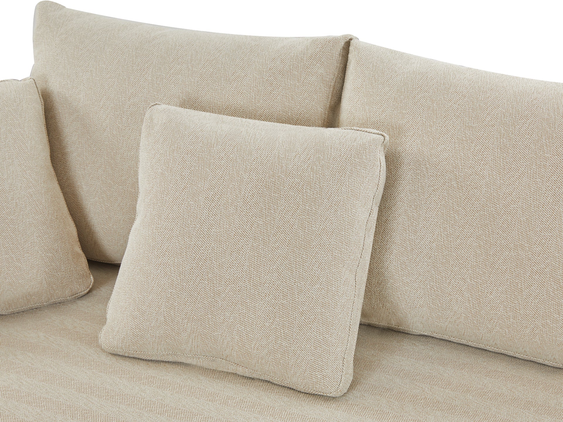 Castine Modular Sectional Sofa - Left Facing Arm - Beige - Image 6