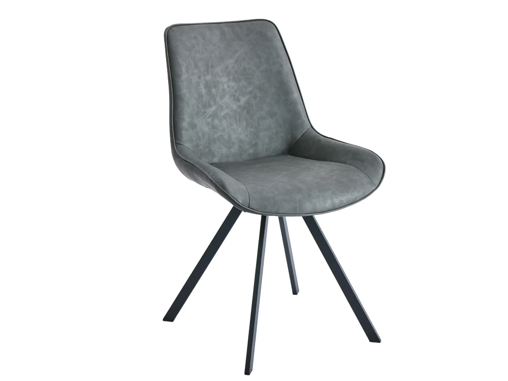 CECILIA 4PCS Dining Chair - DARK GREY - Image 8