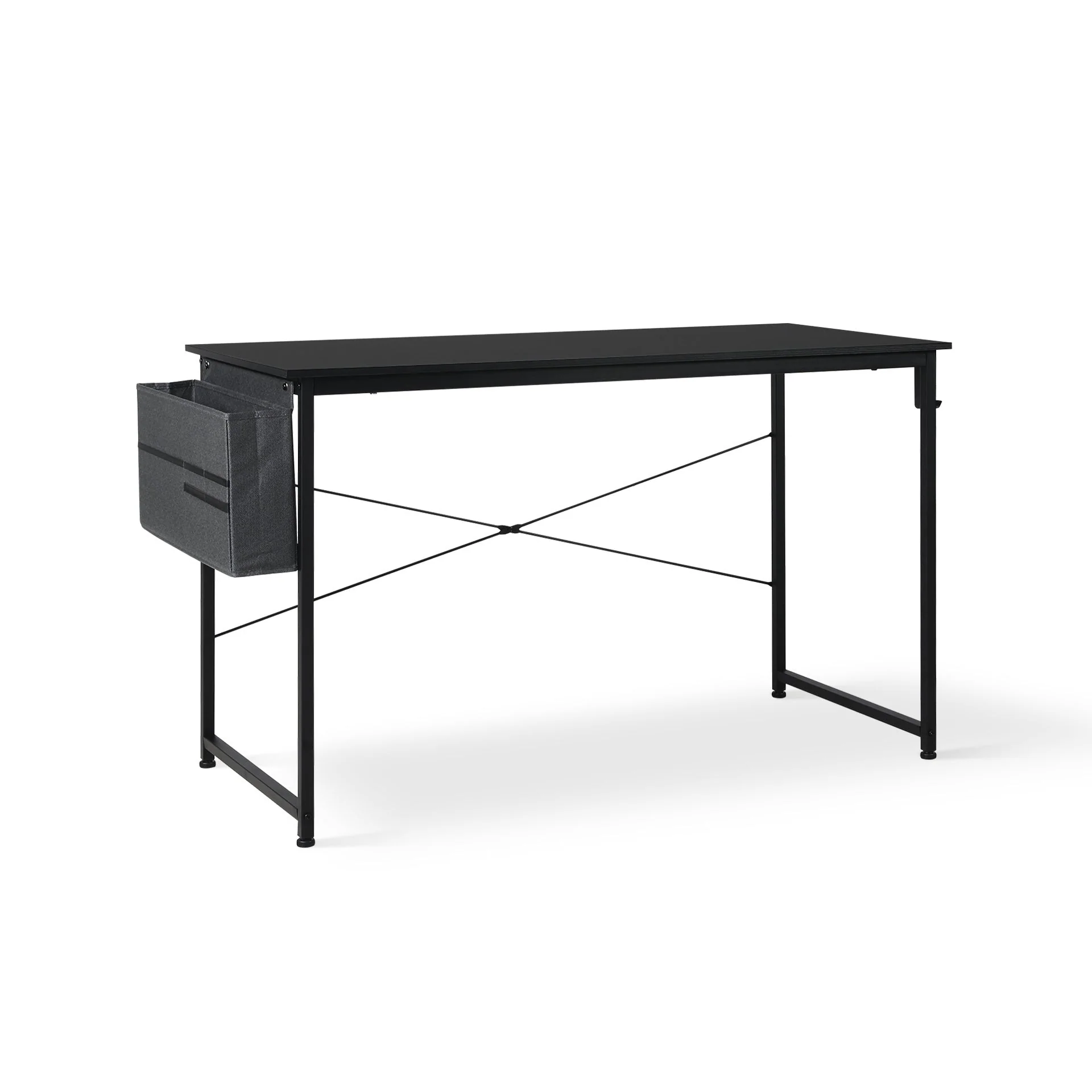 Cesar 120cm Computer Desk with Storage Bag - Black - Image 7