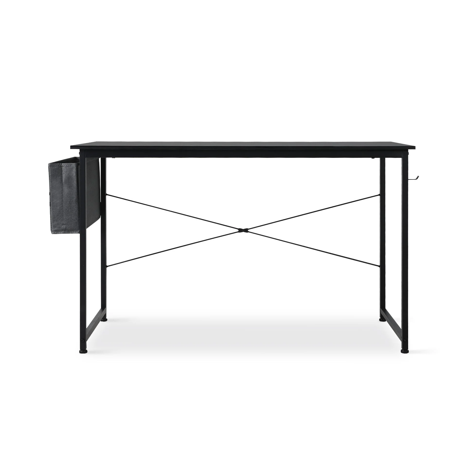 Cesar 120cm Computer Desk with Storage Bag - Black - Image 8