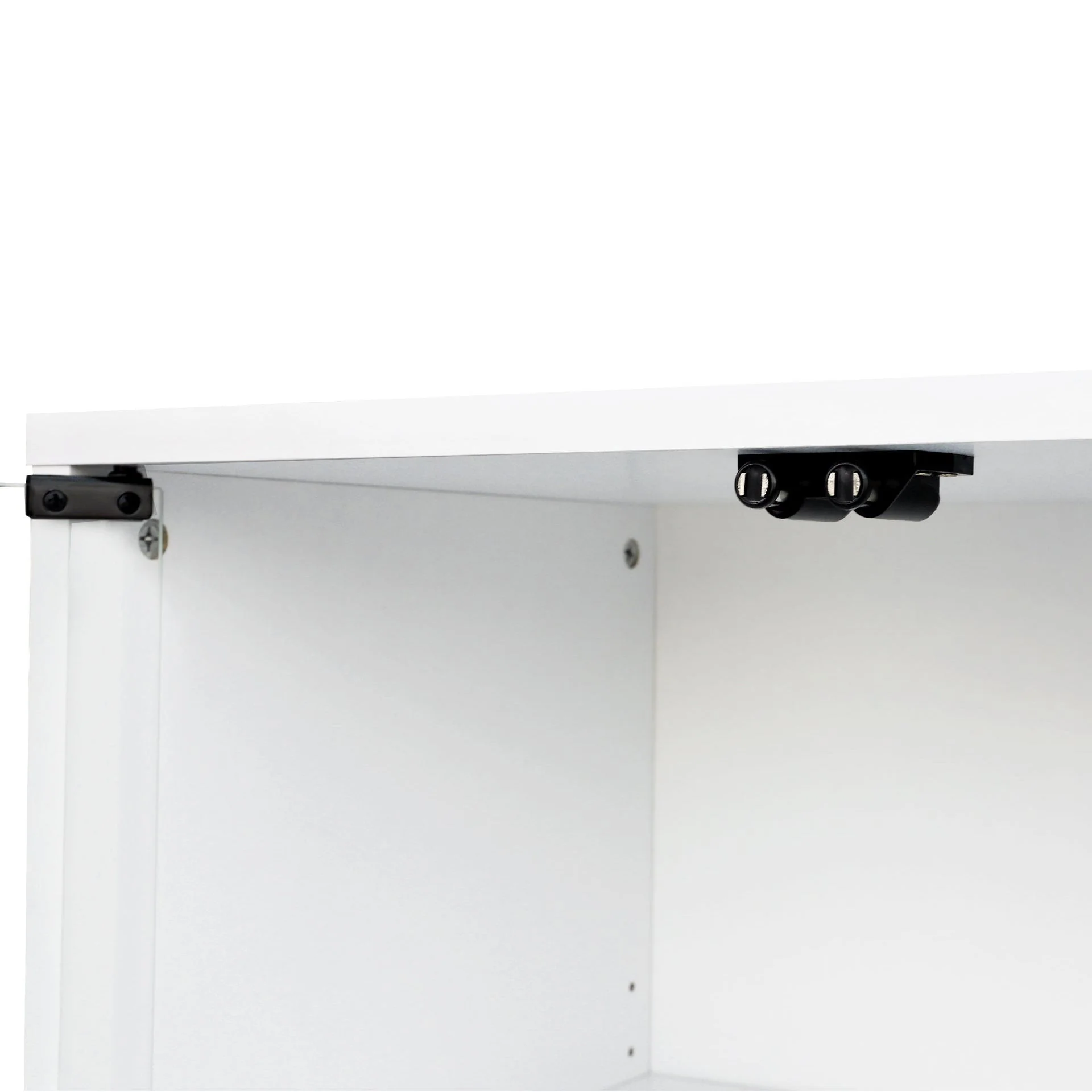 Charlie Display Cabinet with Drawer - White - Image 9