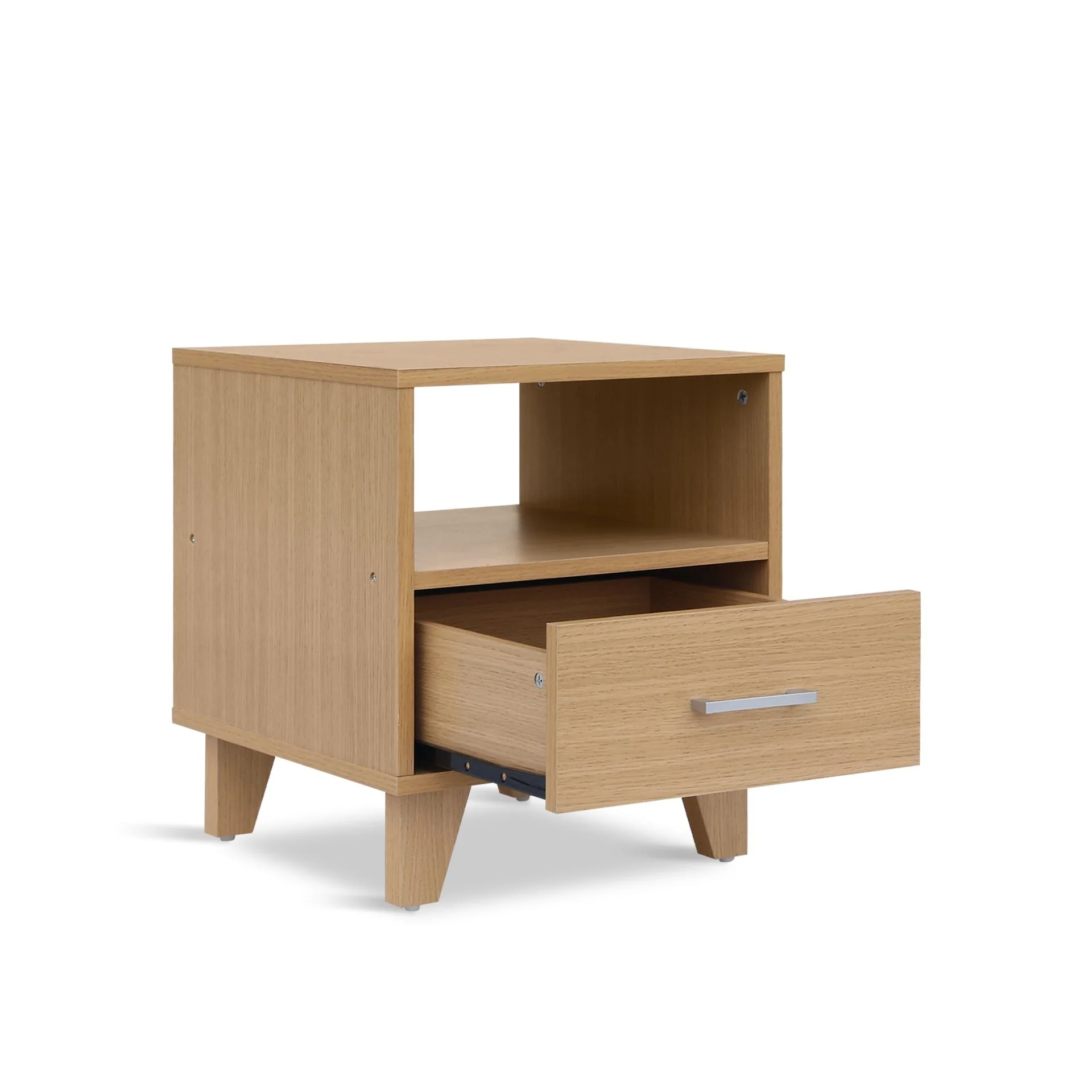 Claire Bedside Table - Oak - Image 9