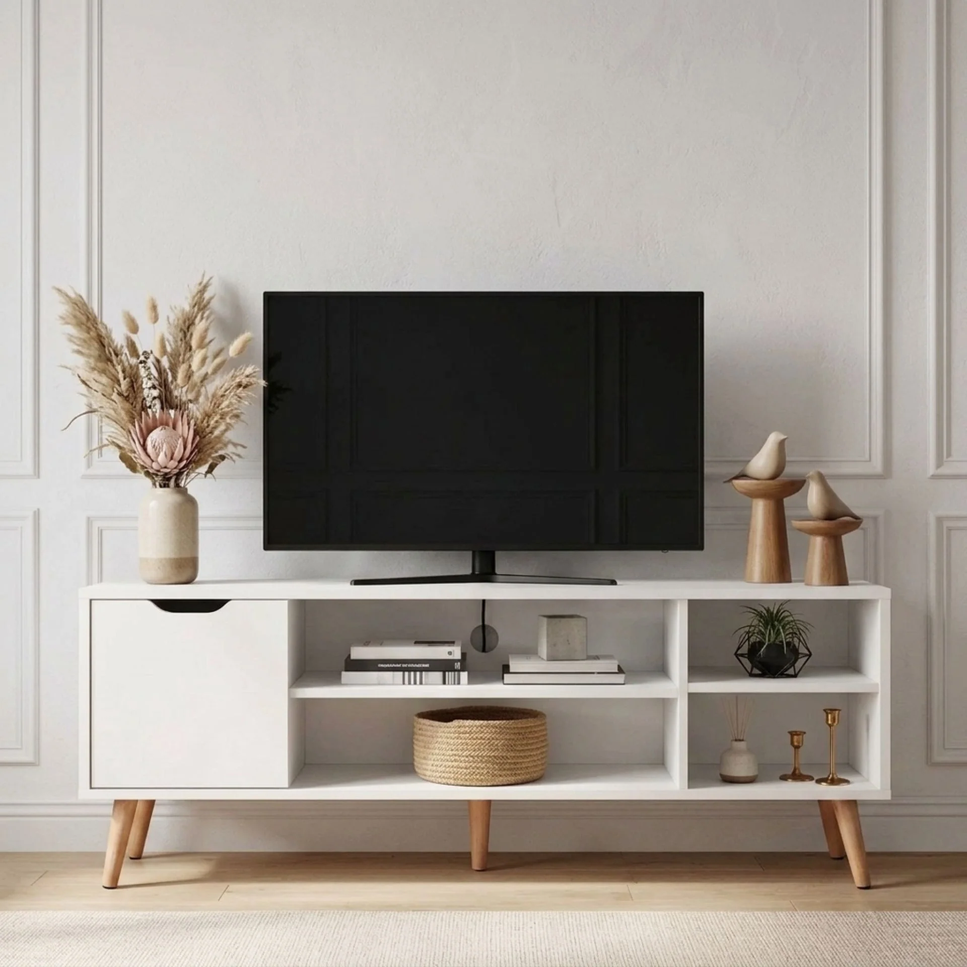 COMO 1.2M Entertainment Unit - White - Image 4
