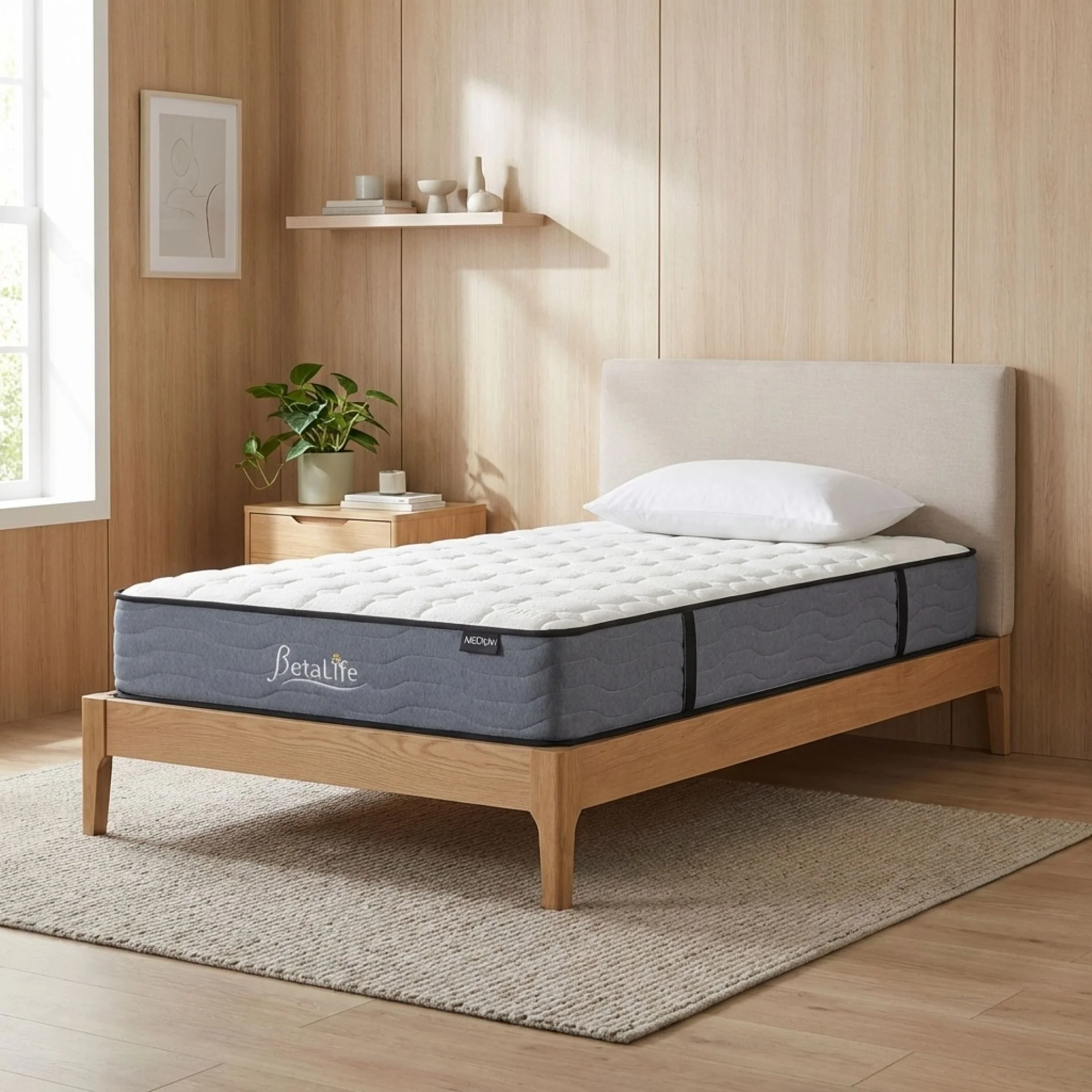 Cosy Classic Pocket Spring Medium Mattress - King Single - Image 15