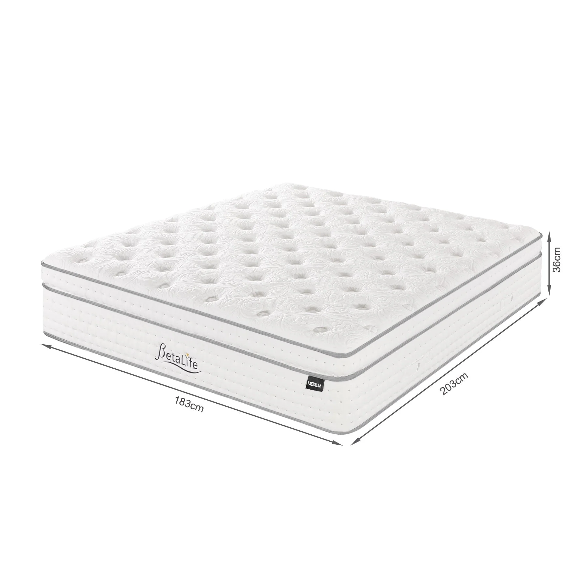 Cosy Elite Cool Gel Memory Foam Medium Plush Mattress - Super King - Image 12
