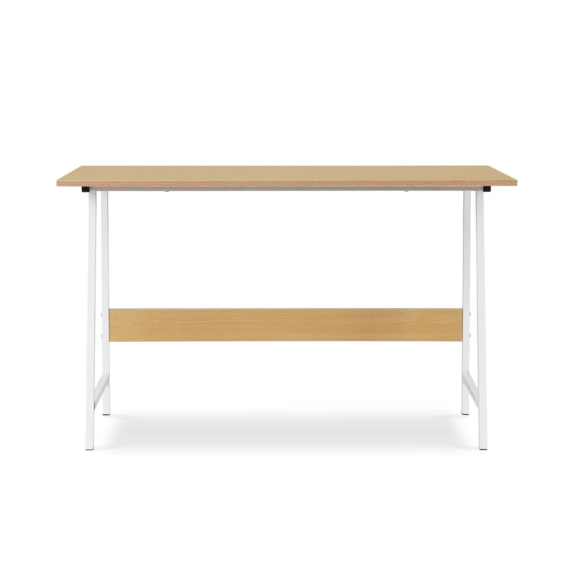 Daniel 120cm Computer Desk - Maple + White - Image 2