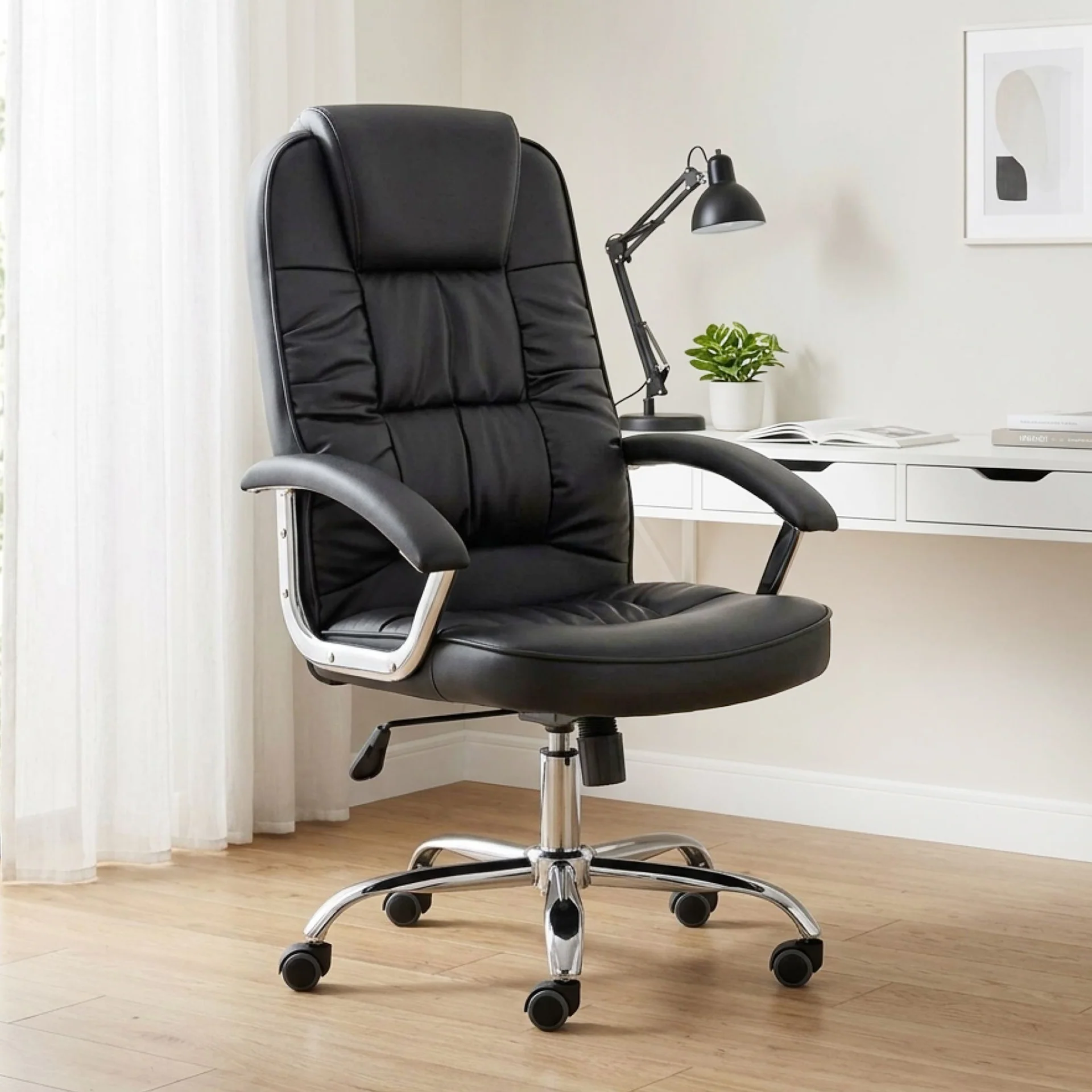 Dante Office Chair - Black - Image 3