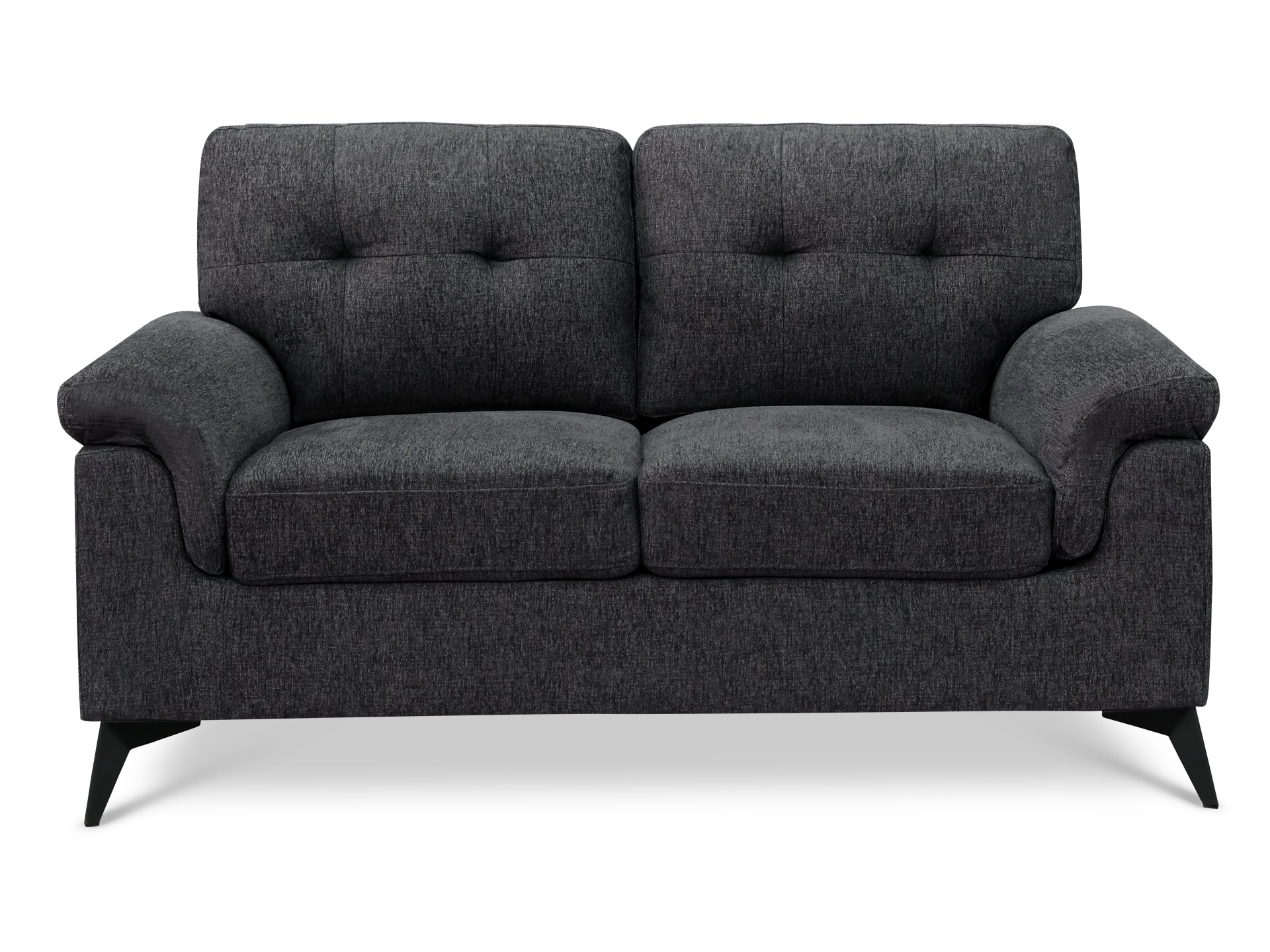 Darien 2 Seater Sofa - Dark Grey - Image 3
