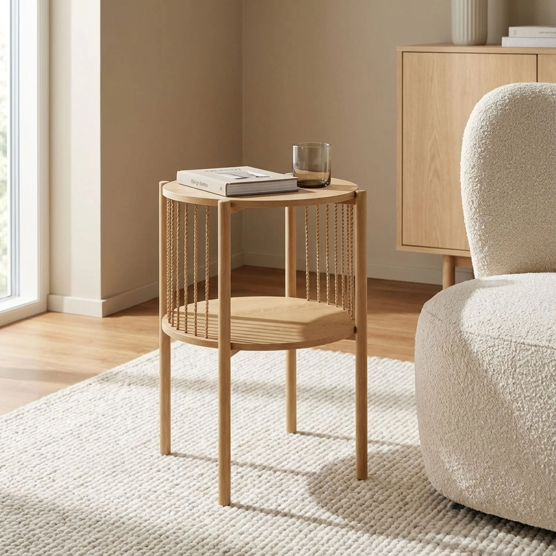 Deven Side Table - Natural