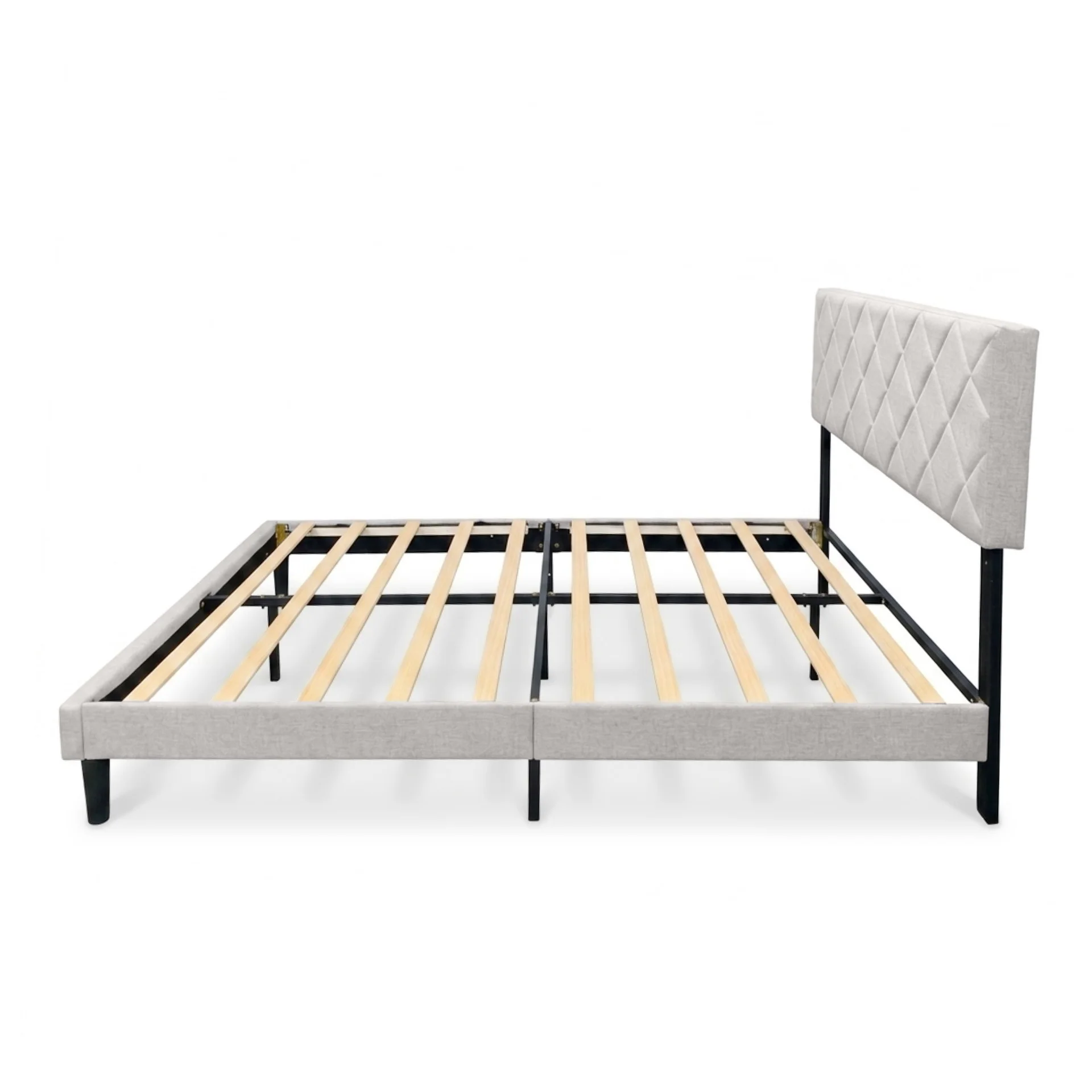 Drift Queen Bed Frame - Light Taupe - Image 11