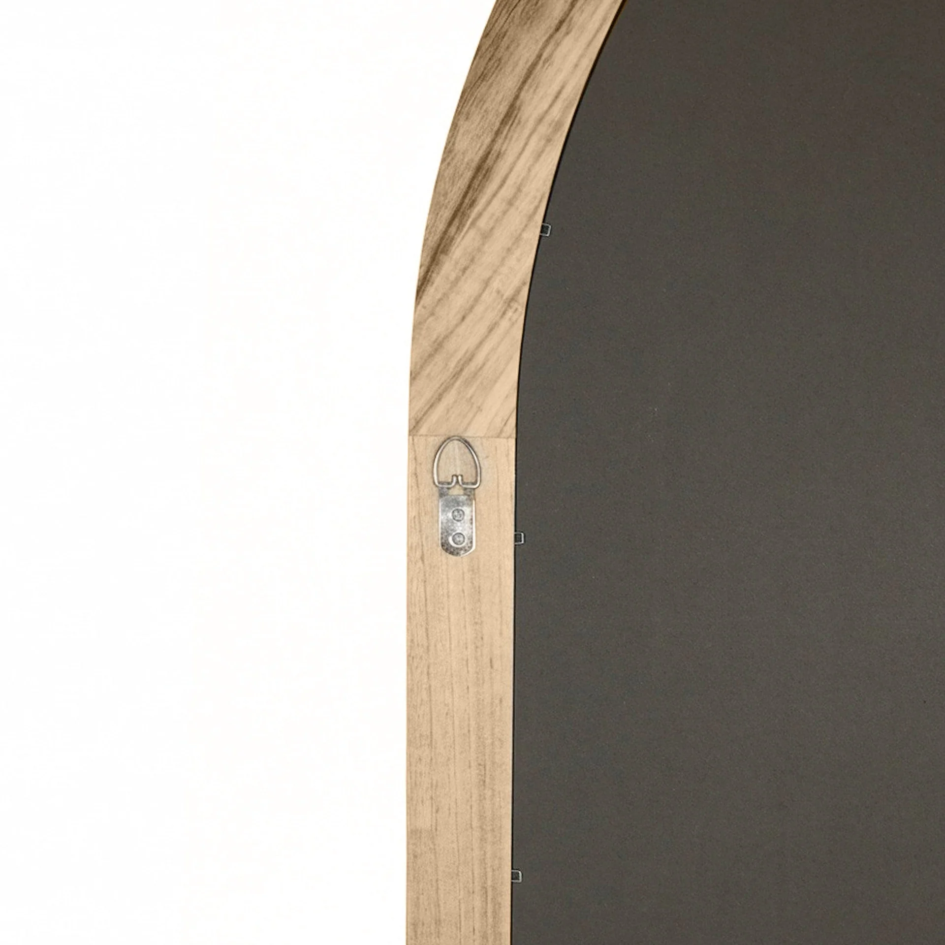 Eden Arched Full Length Mirror 190cm - Light Wood - Image 10