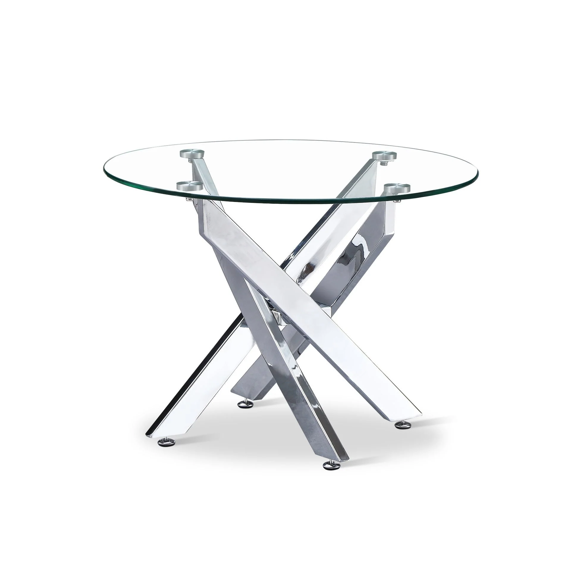 Ember Tempered Glass Round Coffee Table - Image 4