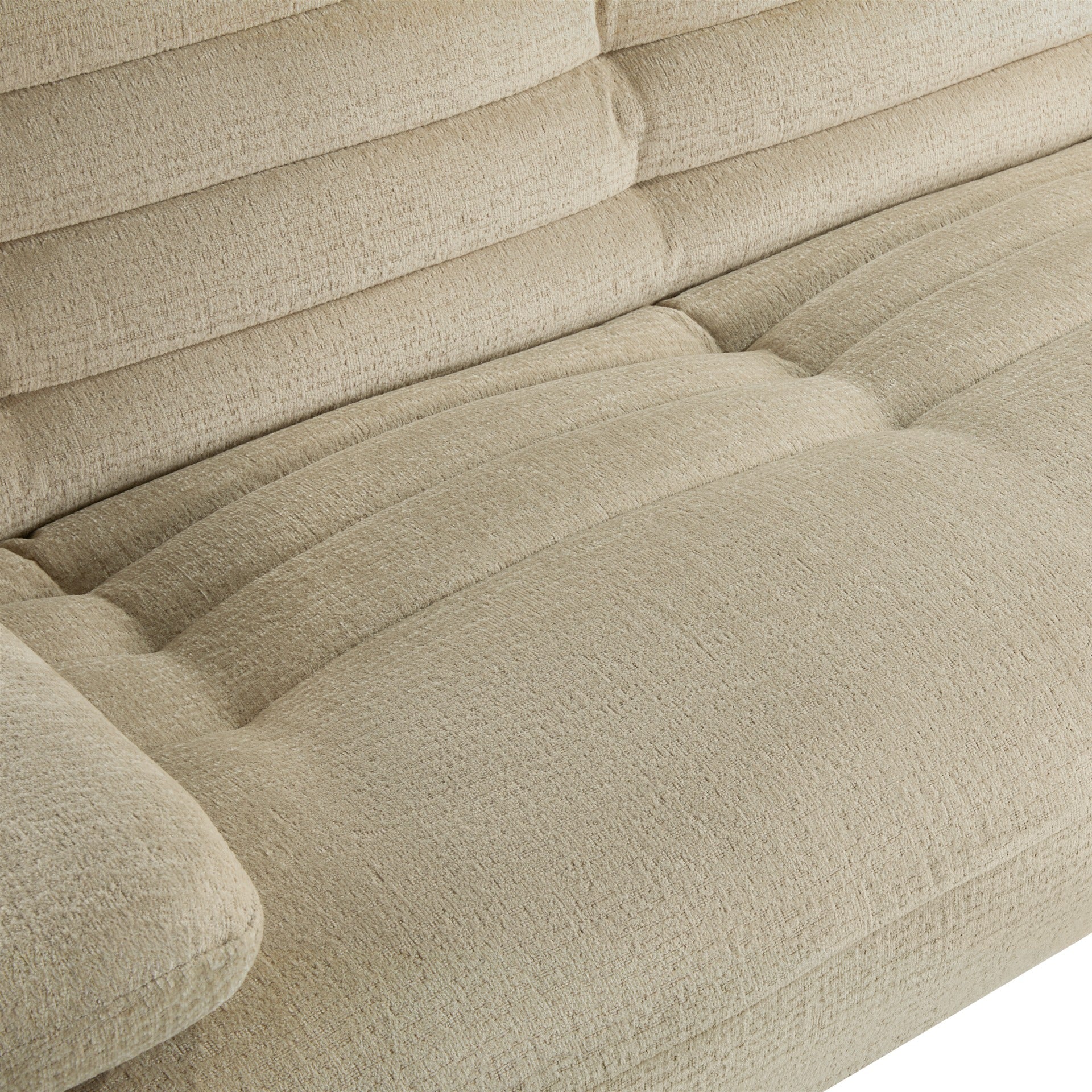 Fowey 3 Seater Sofa Bed - Taupe - Image 10