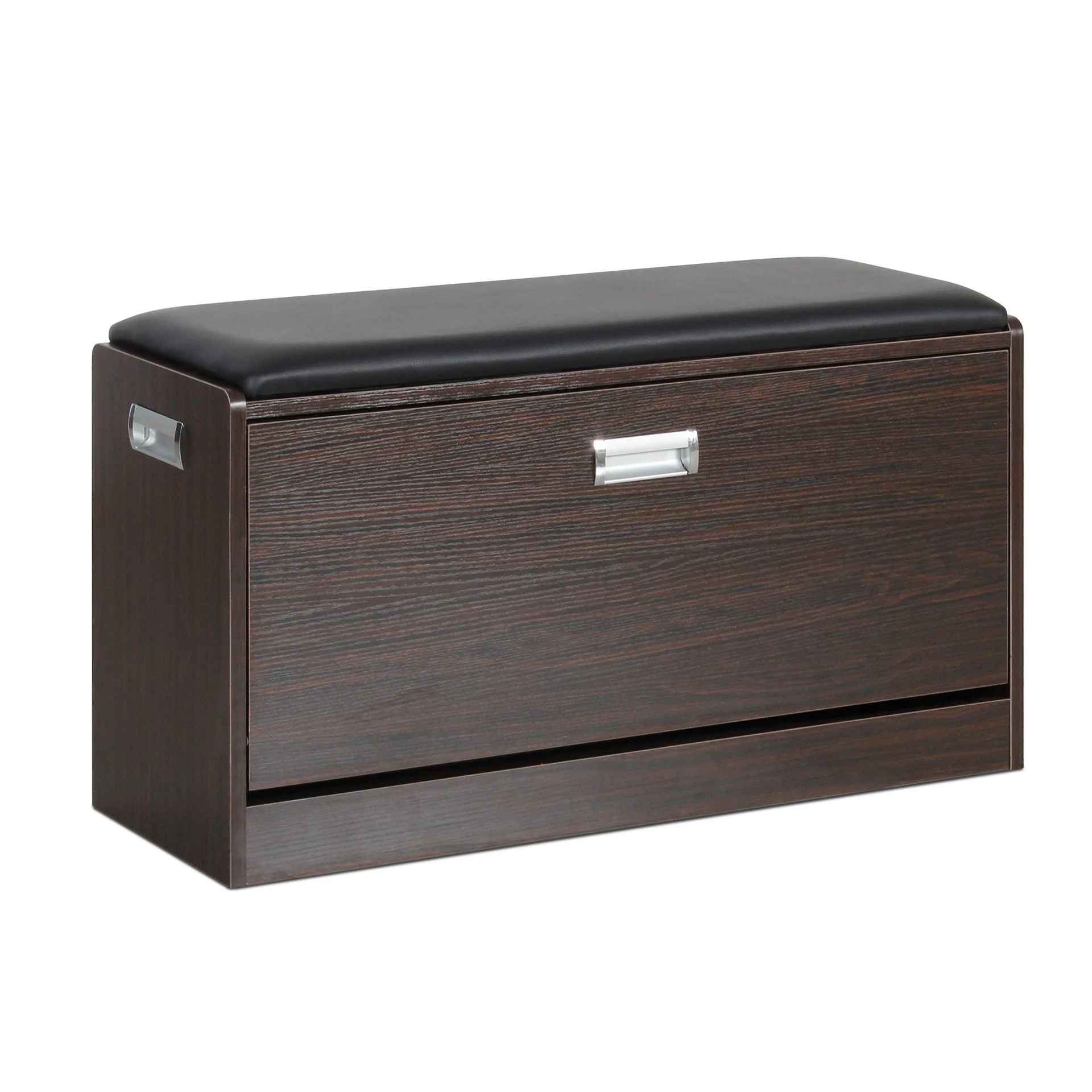 Gloria Wooden Shoe Rack 3 Layer - Walnut - Image 6
